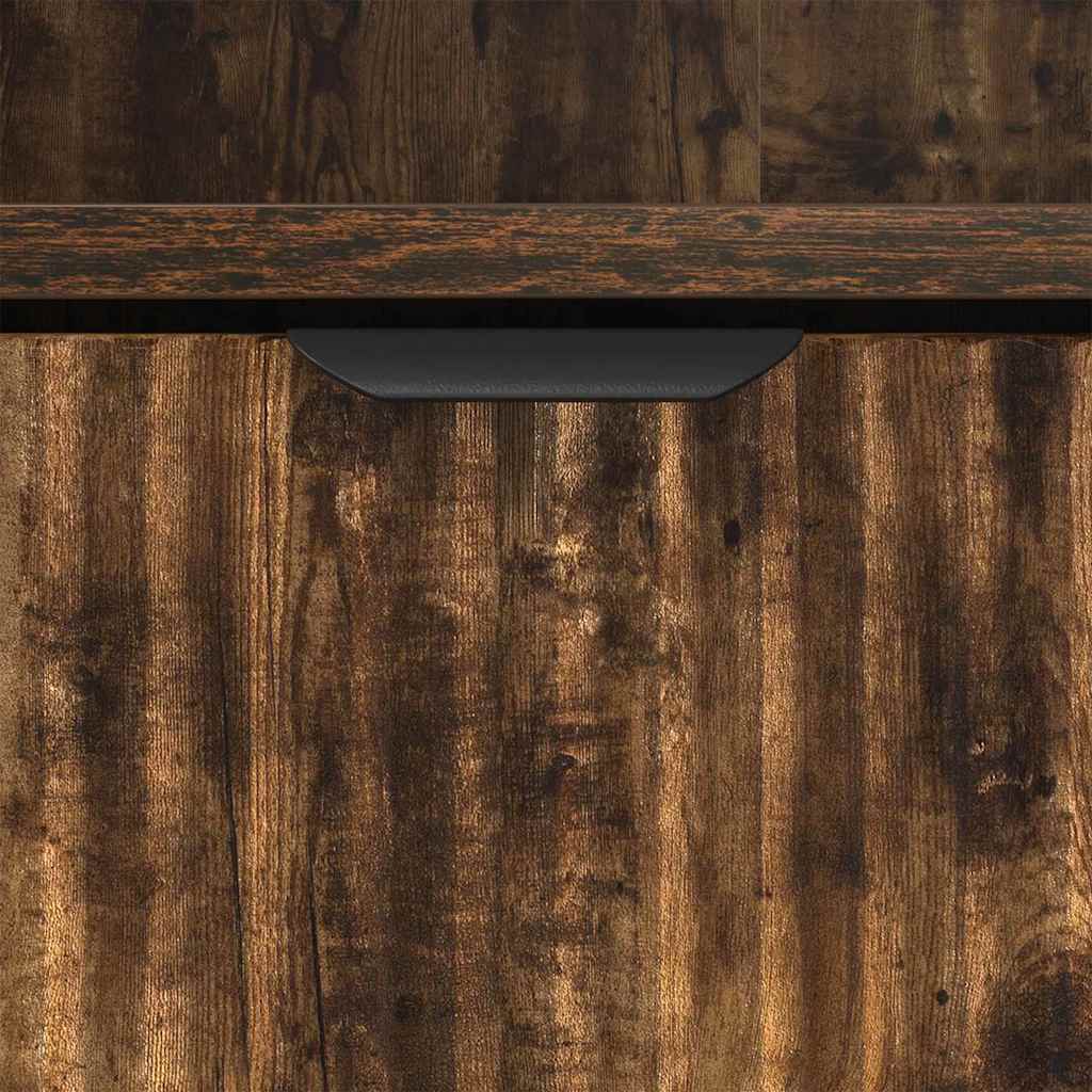 Noćni ormar s ladicama 2 pcs Dimljeni hrast 49 x 36 x 61 cm