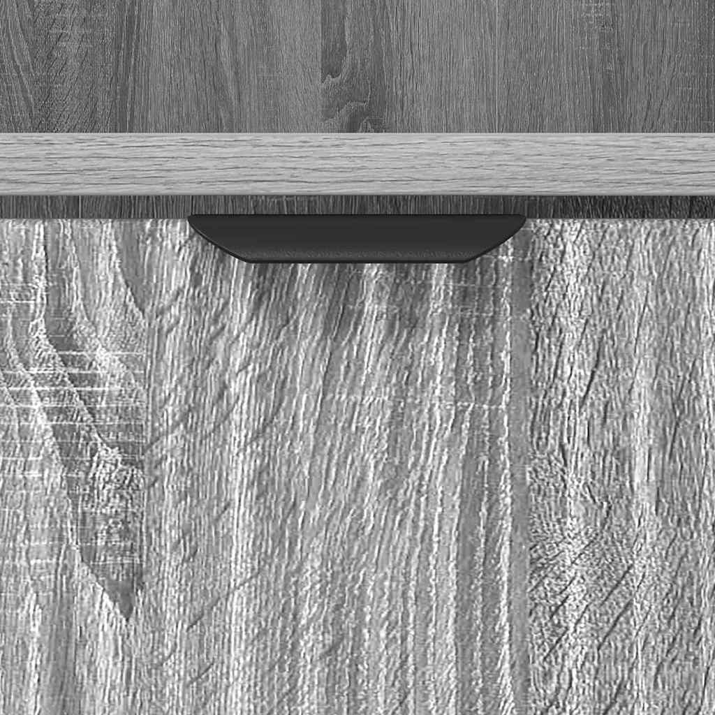 Noćni ormar s ladicama 2 pcs Sivi hrast sonoma 49 x 36 x 61 cm