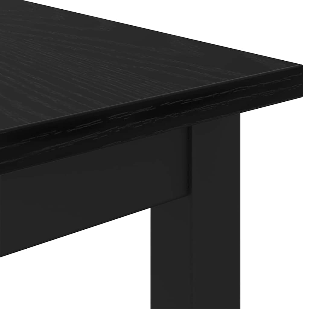 stol Crni hrast 100 x 50 x 76,5 cm Inženjerska drva i čelik