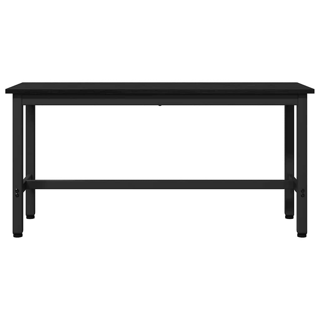Klupa za blagovanje 2 pcs Crni hrast 100 x 32,5 x 48,5 cm