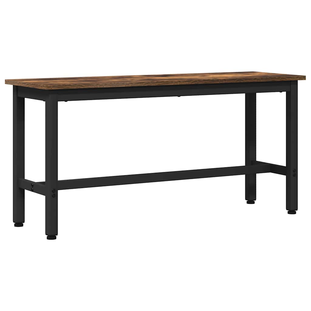 Klupa za blagovanje 2 pcs Dimljeni hrast 100 x 32,5 x 48,5 cm