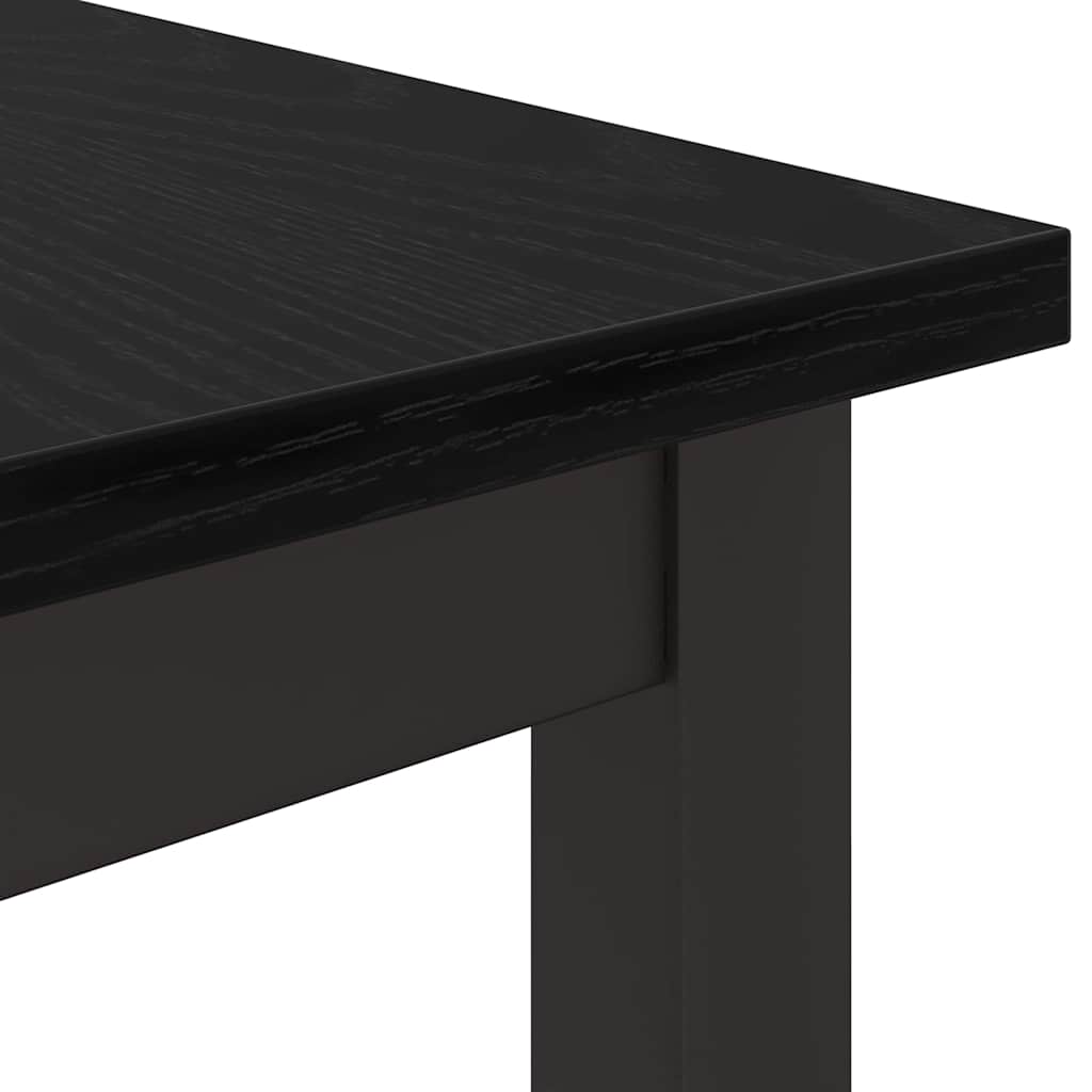 stol Crni hrast 100 x 50 x 76,5 cm Inženjerska drva i čelik