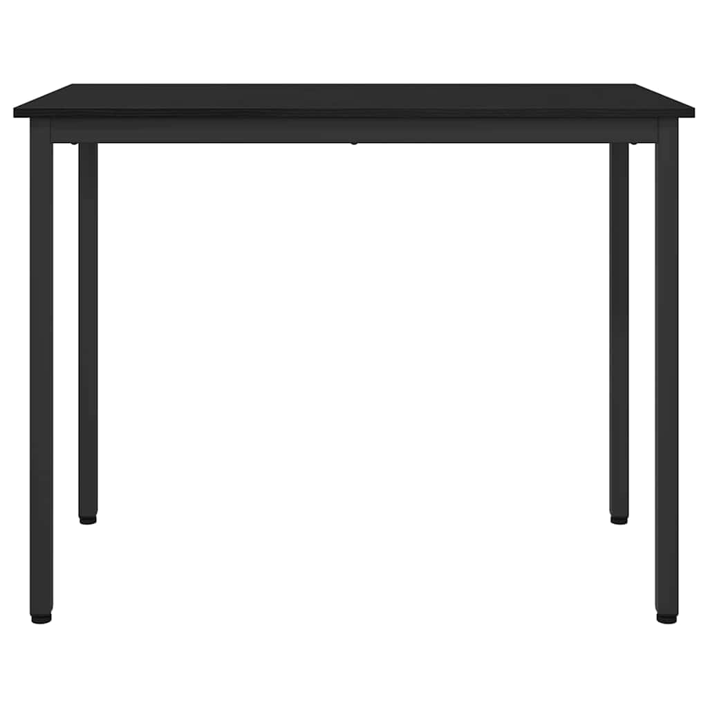 stol Crni hrast 100 x 50 x 76,5 cm Inženjerska drva i čelik