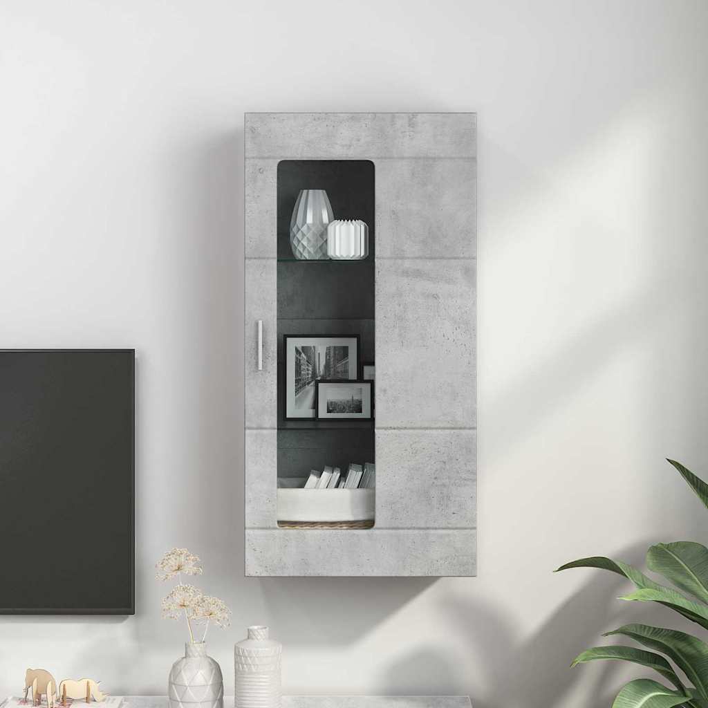 Drveni ormar Betonski sivi 50 x 29 x 100 cm Konstruirano drvo