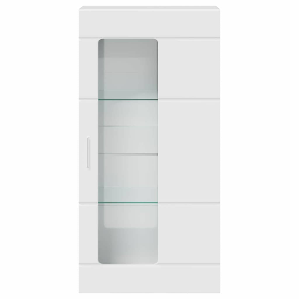 Drveni ormar s pohranom Visoki sjaj bijela 50 x 29 x 100 cm