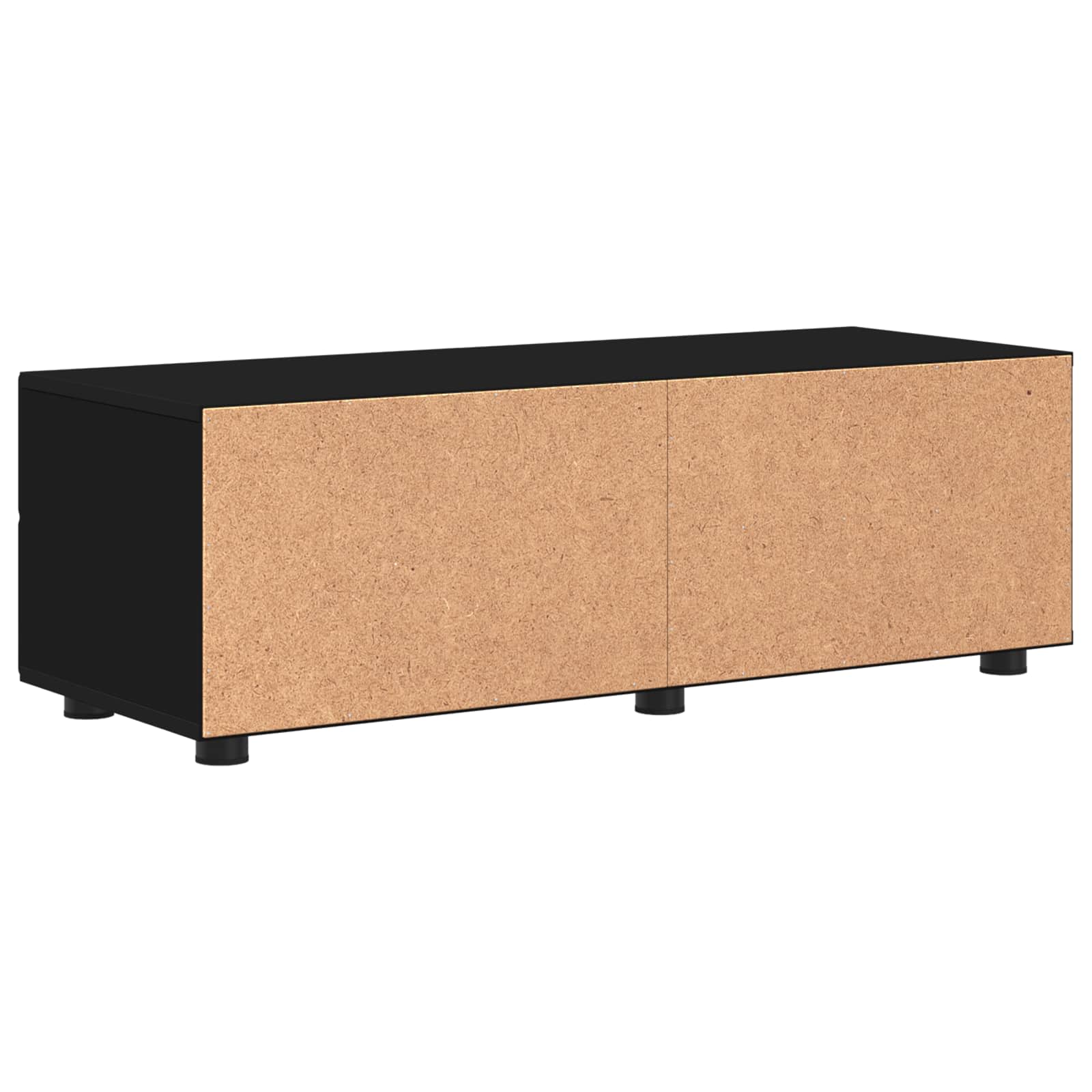 Drveni ormar Zidne Crna 100,5 x 39 x 30 cm Konstruirano drvo