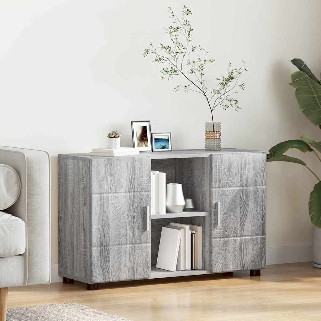 Kreveta s policom FLORIN Siva Sonoma 88,5 x 30,5 x 55,5 cm