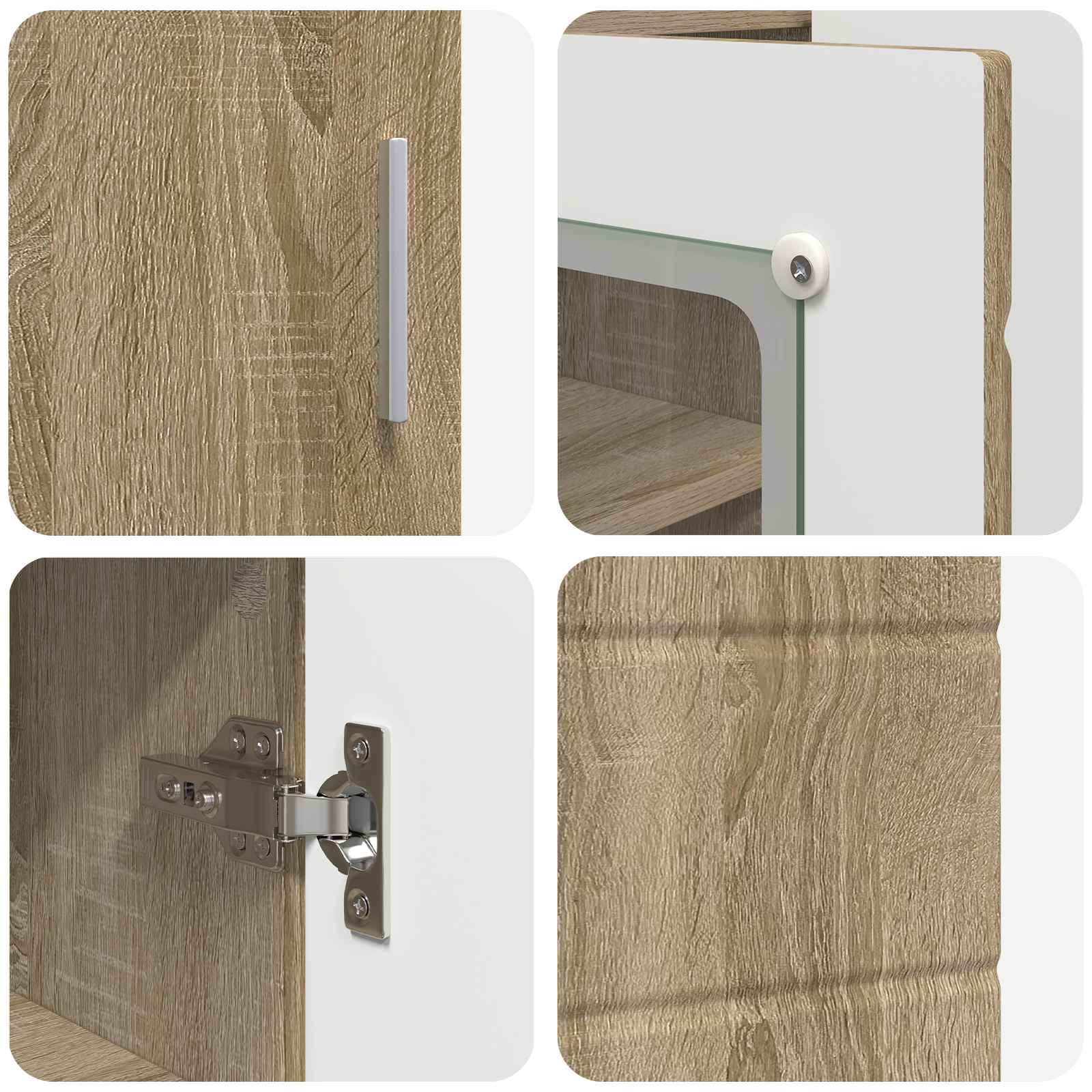 Drveni ormar Sonoma hrast 88,5 x 30,5 x 73 cm Konstruirano drvo