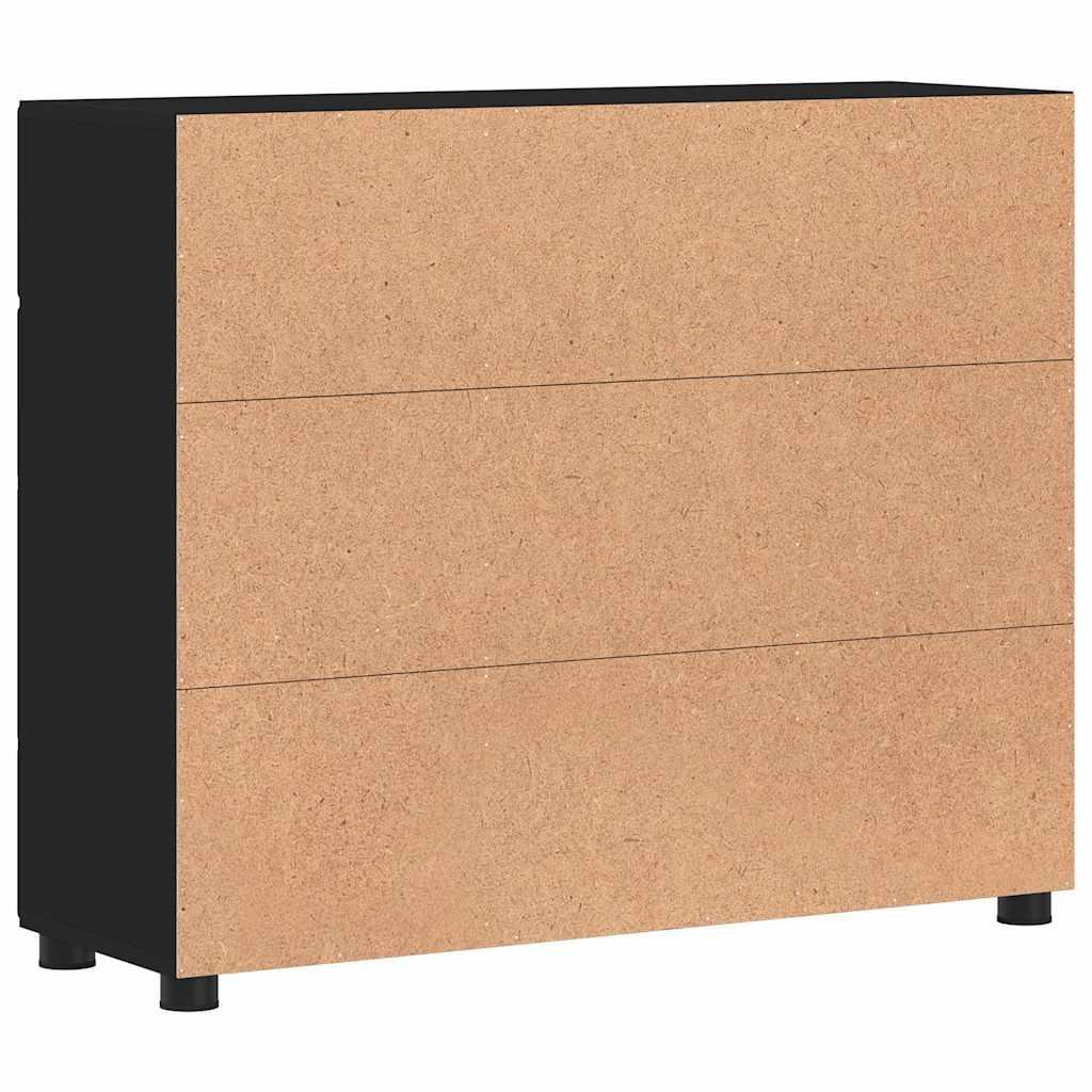 Kreveta FLORIN Crna 88,5 x 30,5 x 73 cm Konstruirano drvo