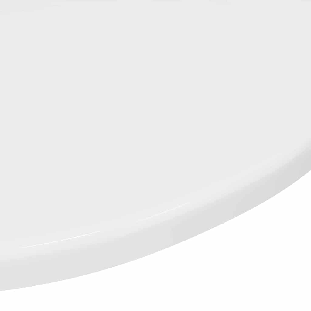 Gornji dio stola Visoko sjajno bijela Ø 50 x 1,5 cm