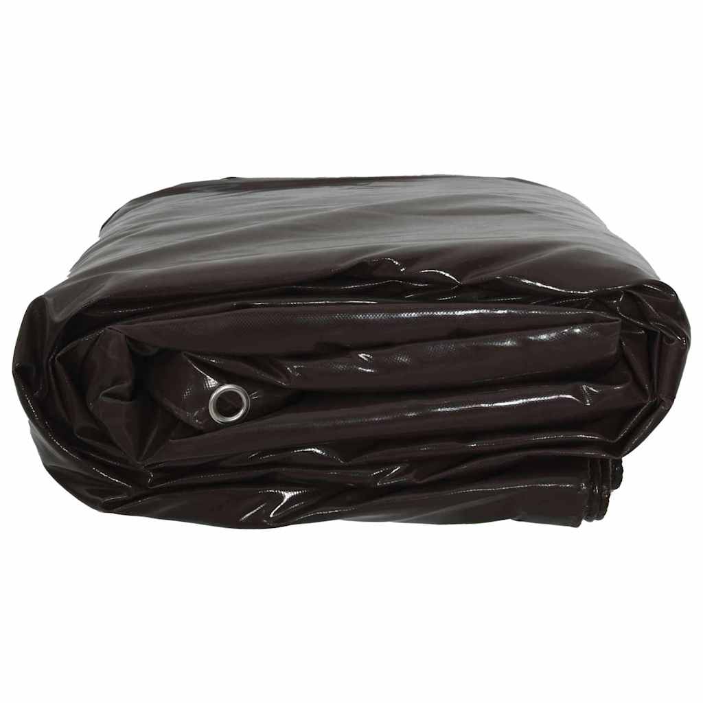 Cerada 650g / m² Smeđa 1 x 2,5 m Platno s PVC premazom