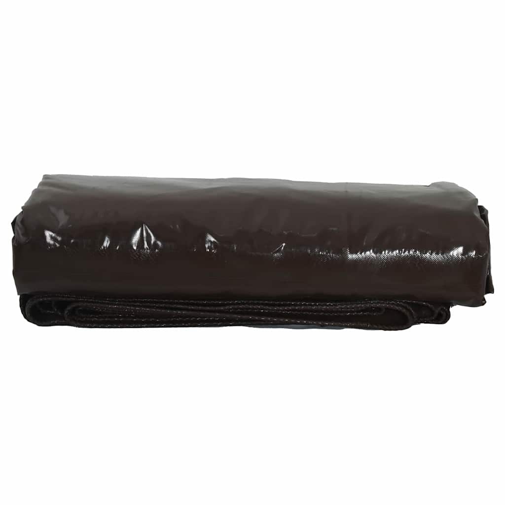 Cerada 650g / m² Smeđa 1,5 x 2 m Platno s PVC premazom