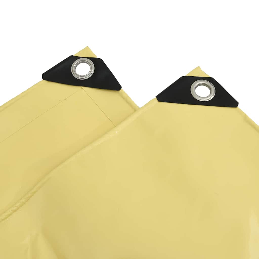 Cerada 650g / m² Bež 3 x 4 m Platno s PVC premazom
