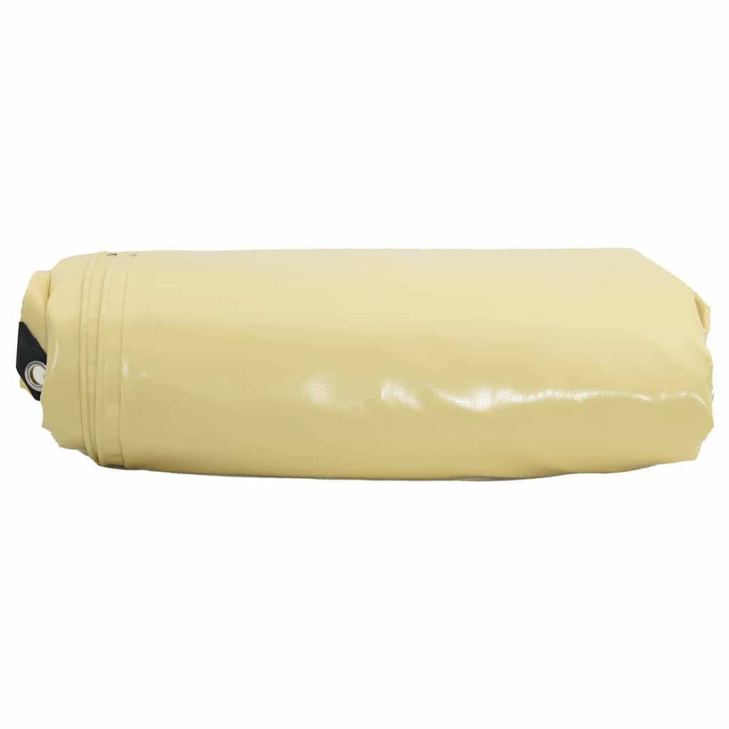 Cerada 650g / m² Bež 4 x 6 m Platno s PVC premazom