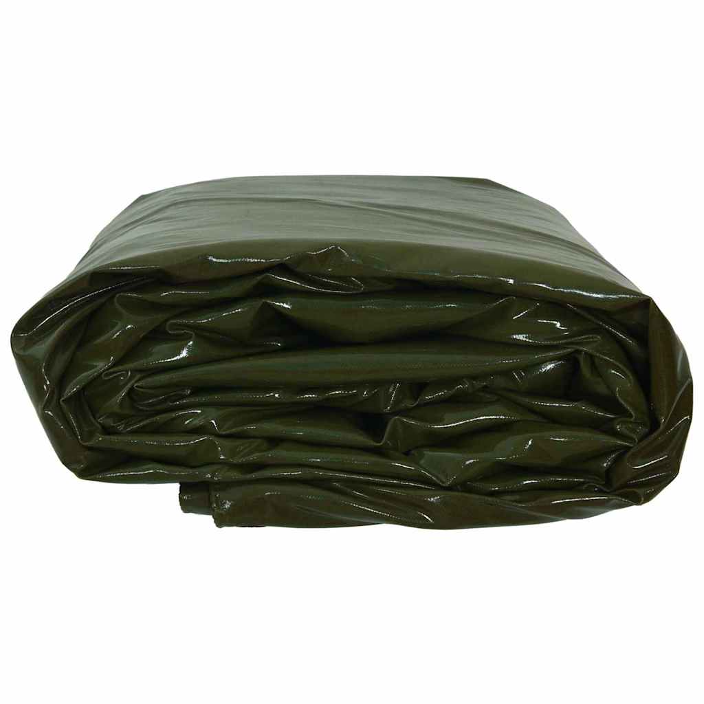 Cerada 650g / m² Maslinasto zelena 5 x 5 m Platno s PVC premazom