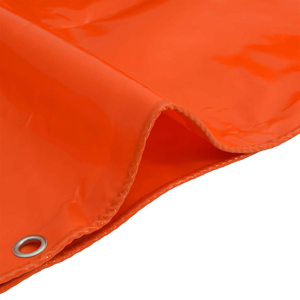 Cerada 650g / m² Narančasta 3 x 5 m Platno s PVC premazom