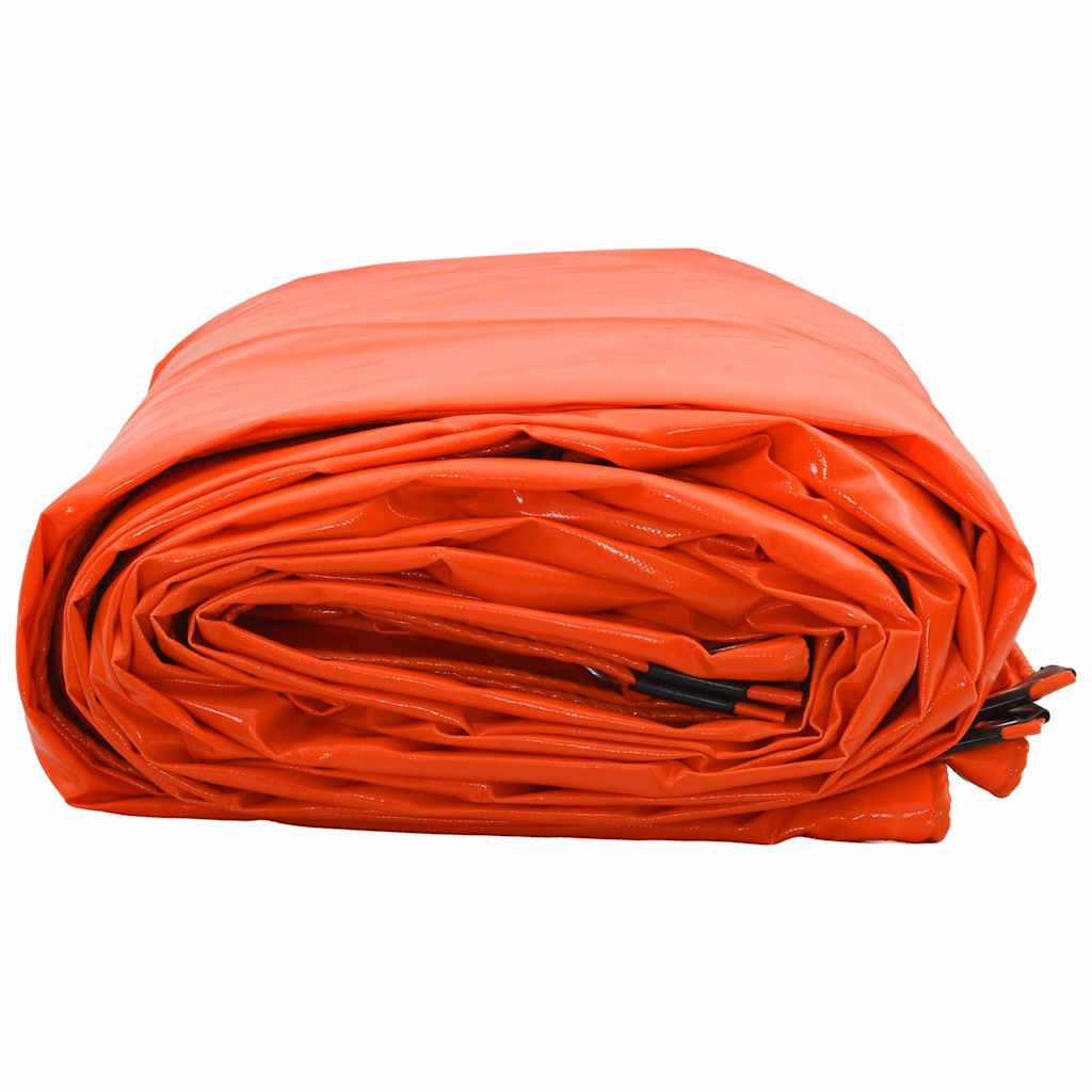 Cerada 650g / m² Narančasta 3 x 5 m Platno s PVC premazom