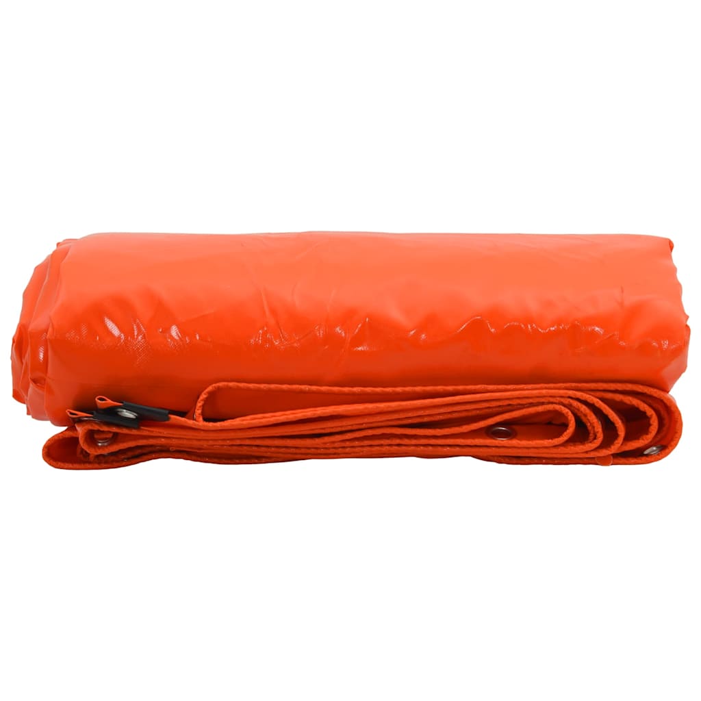 Cerada 650g / m² Narančasta 3 x 6 m Platno s PVC premazom