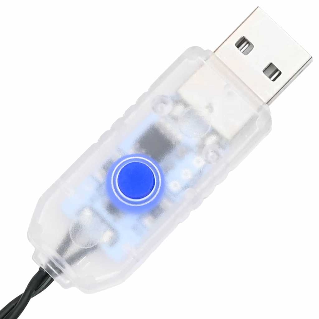 Umjetno božićno drvce s 50 LED svjetlima Zelena 125 cm PVC
