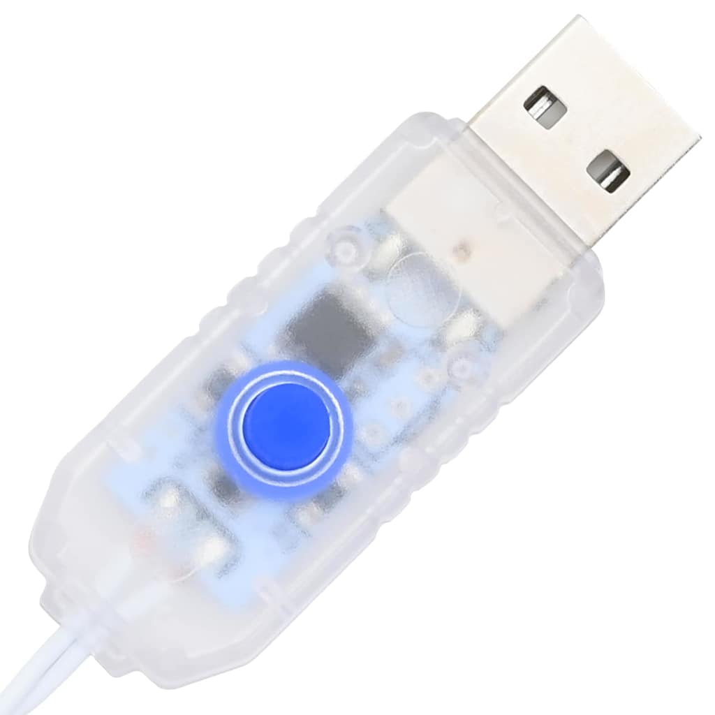 Umjetno božićno drvce s 100 LED svjetlima Bijelo 150 cm PVC