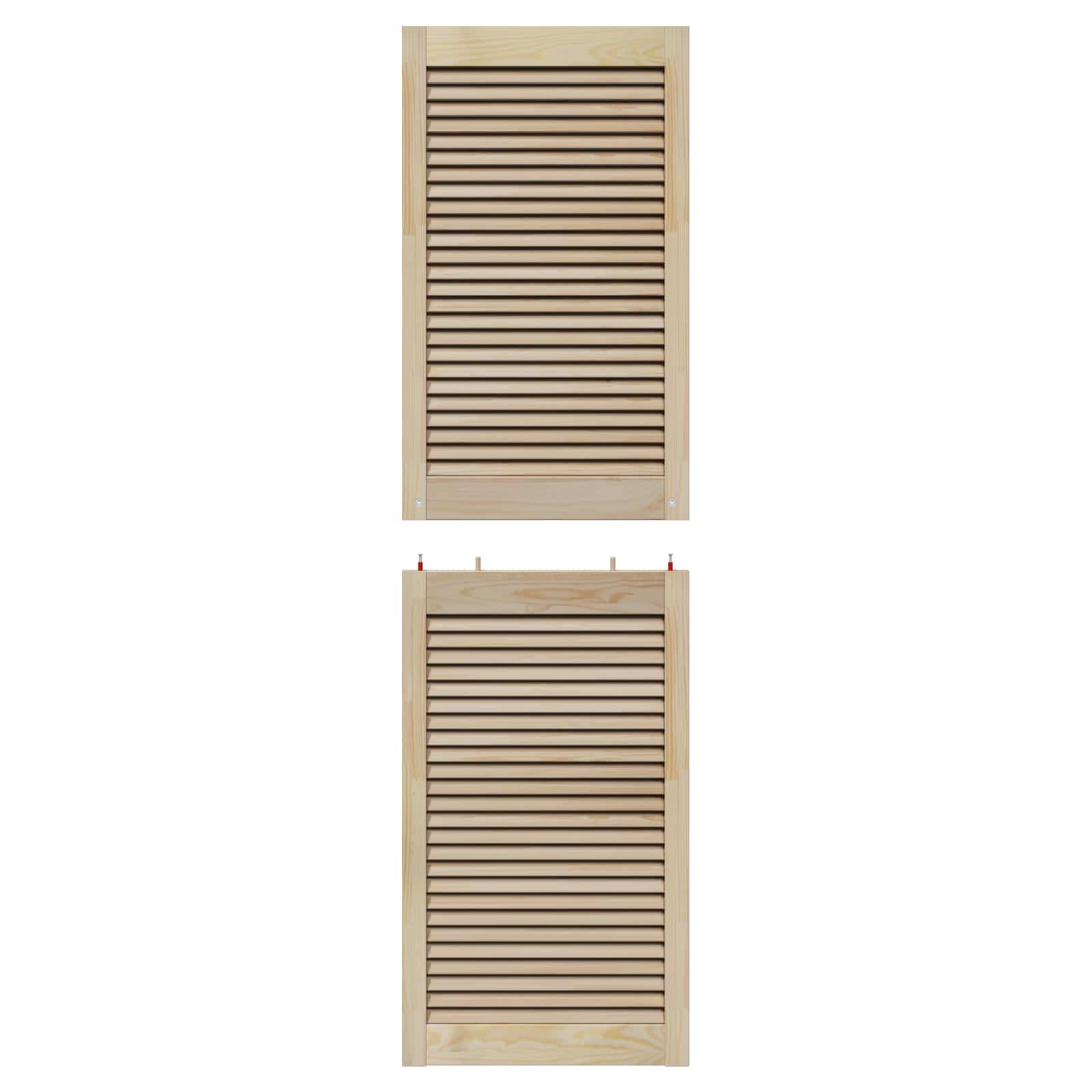 Ormarna vrata s vratima 4 pcs Prirodna 170 x 2,1 x 49,5 cm