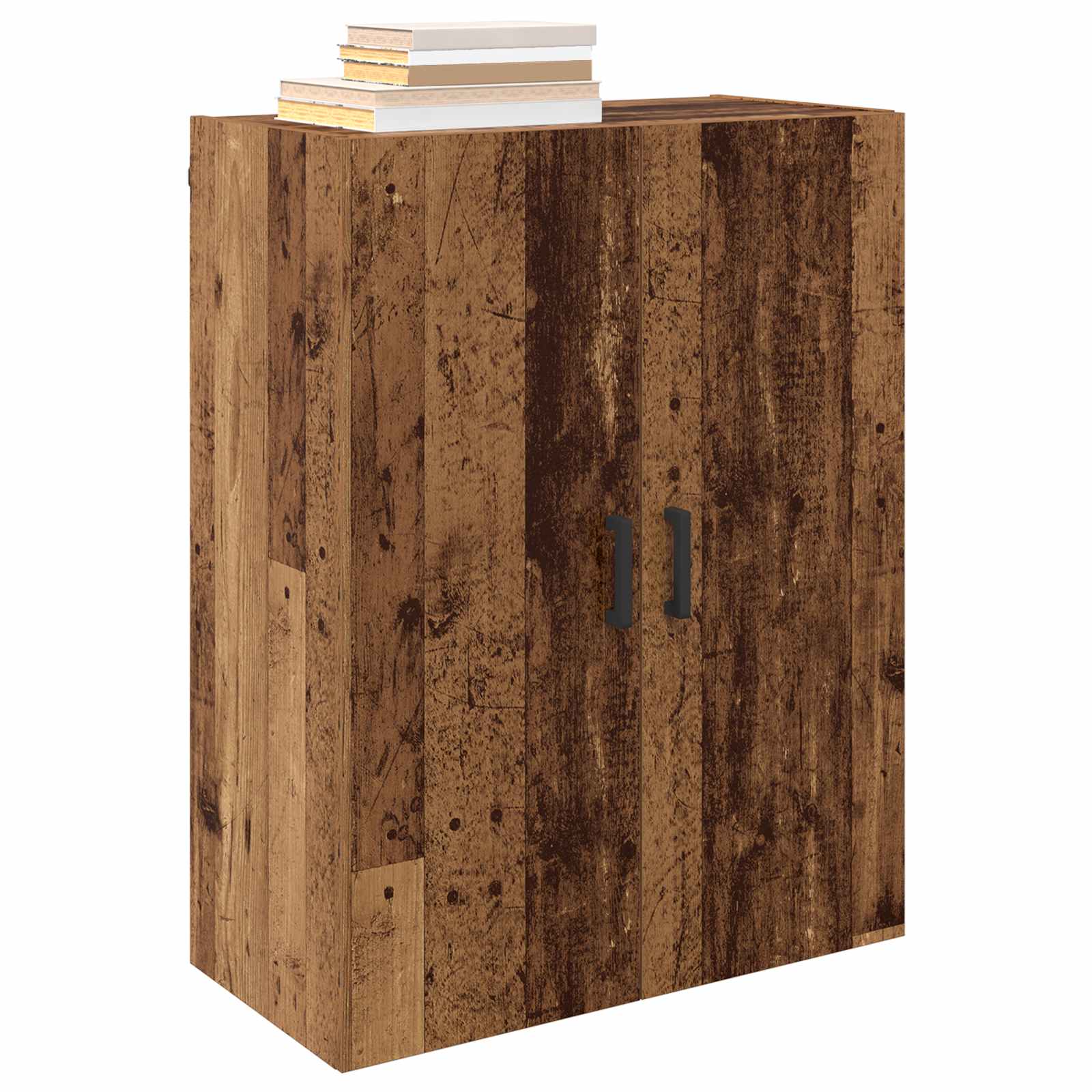 Ormar za montažu na zid 2 pcs Staro drvo 69,5 x 34 x 90 cm