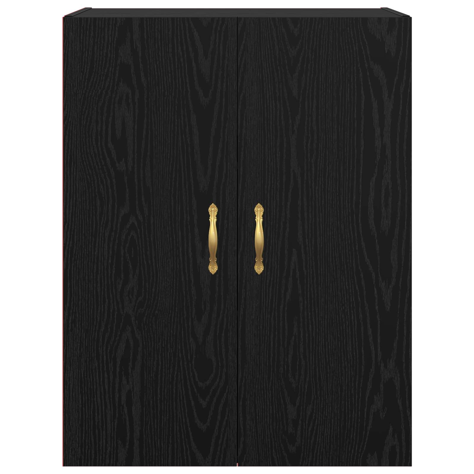 Ormar za montažu na zid 2 pcs Crni hrast 69,5 x 34 x 90 cm