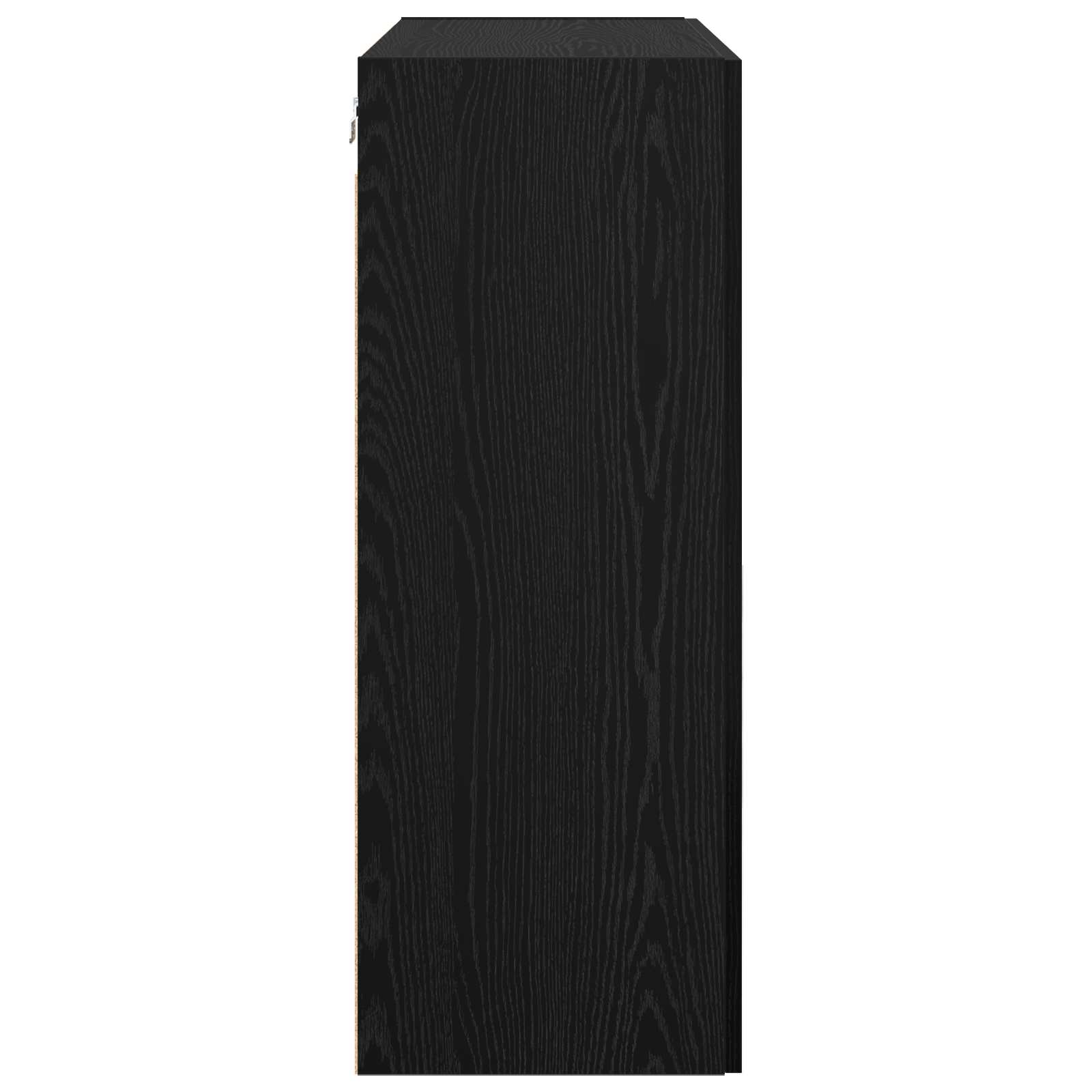 Ormar za montažu na zid 2 pcs Crni hrast 69,5 x 34 x 90 cm