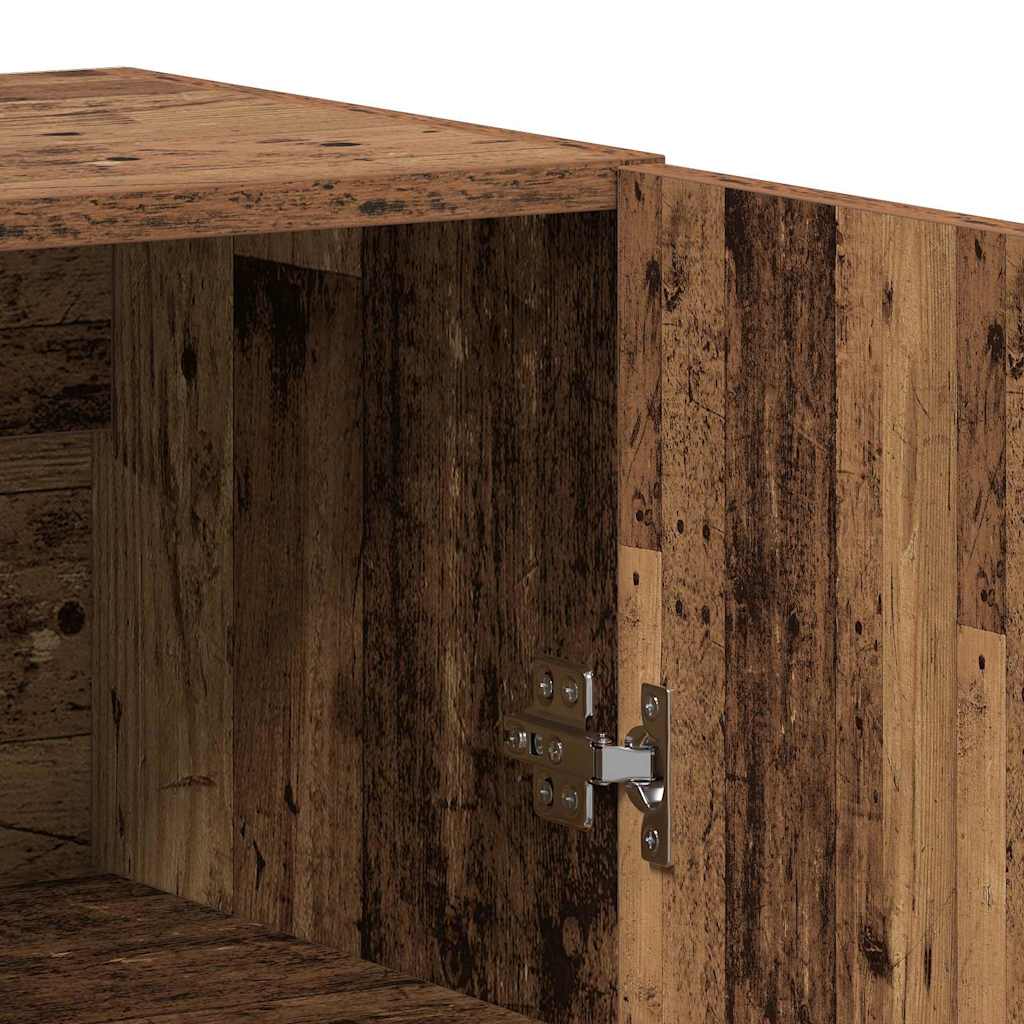 Highboard 2 pcs Staro drvo Konstruirano drvo