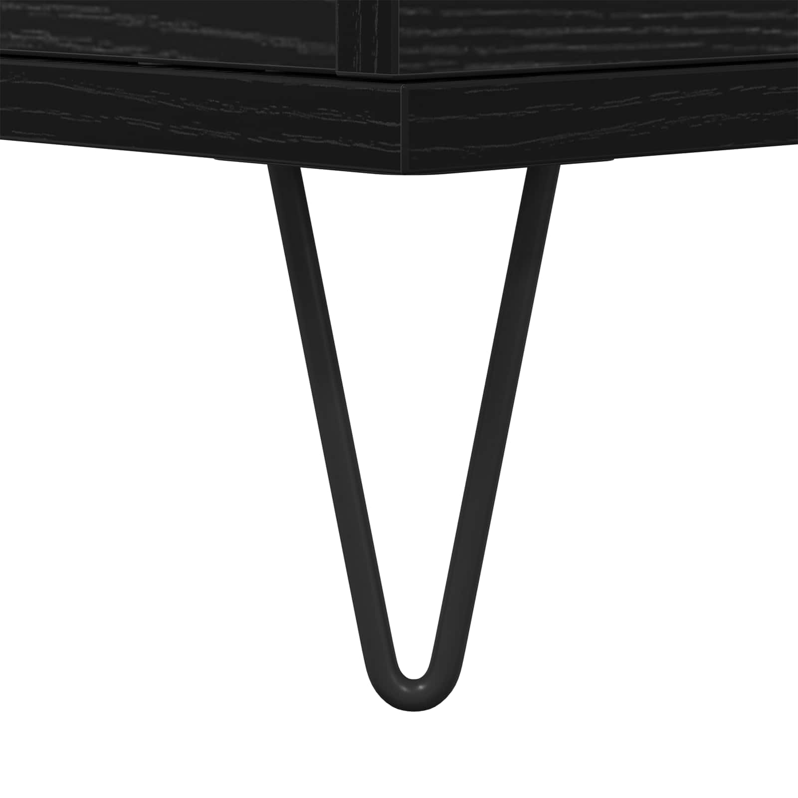 Komode 3 pcs Crni hrast
