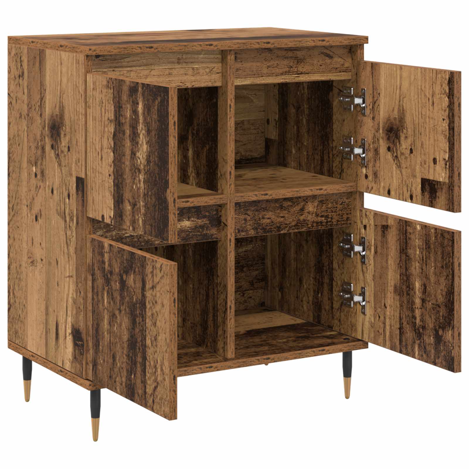 Ormarić za pohranu 2 pcs Staro drvo 60 x 35 x 70 cm