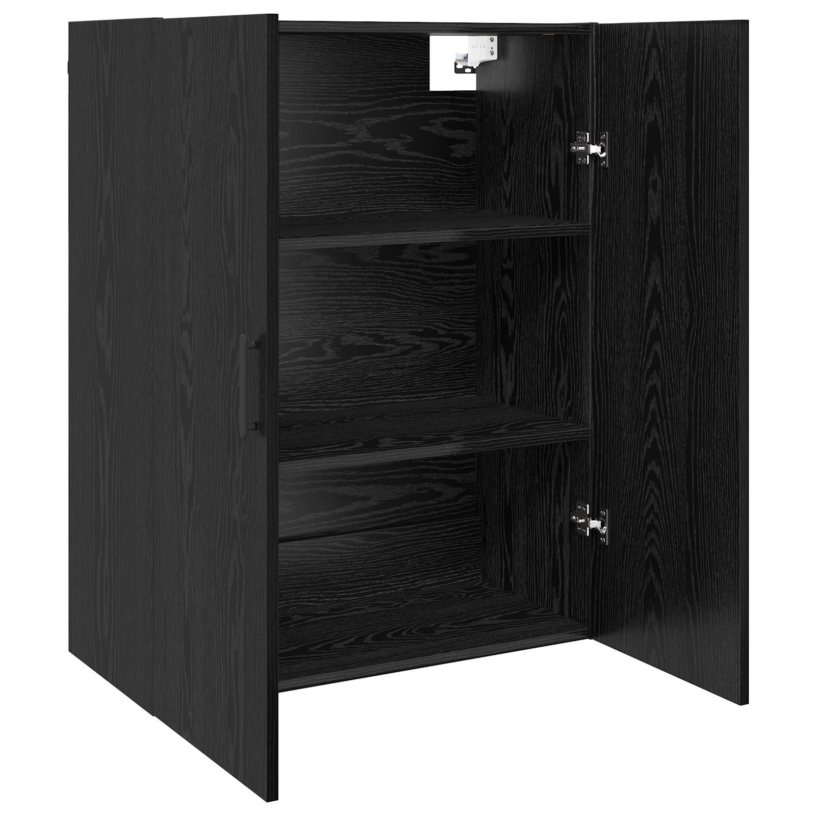 Ormar za montažu na zid 2 pcs Crni hrast 69,5 x 34 x 90 cm