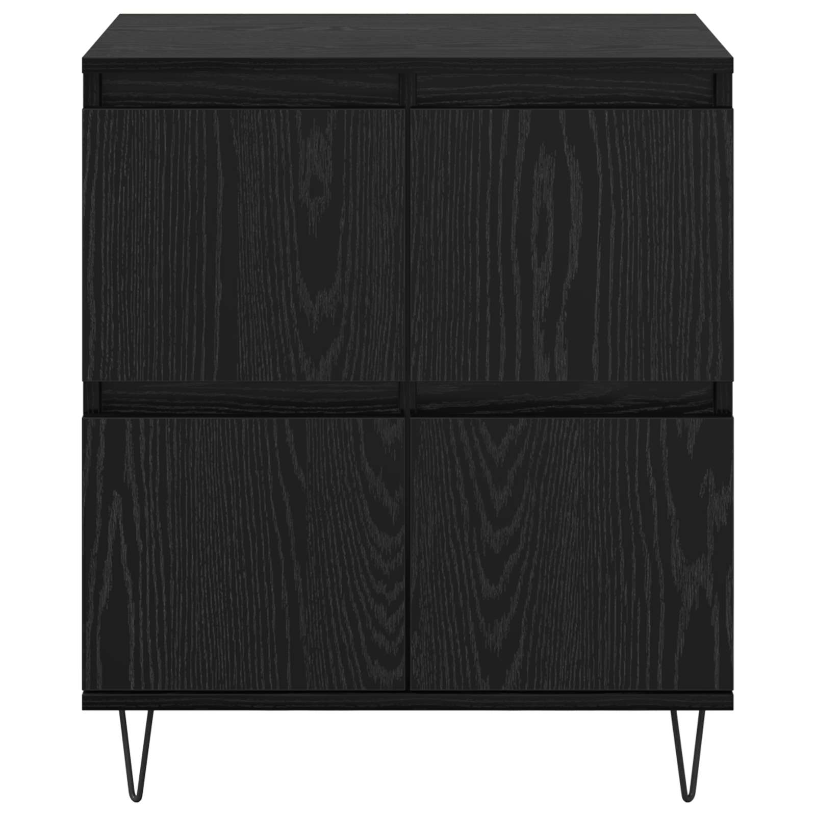 Komode 2 pcs Crni hrast