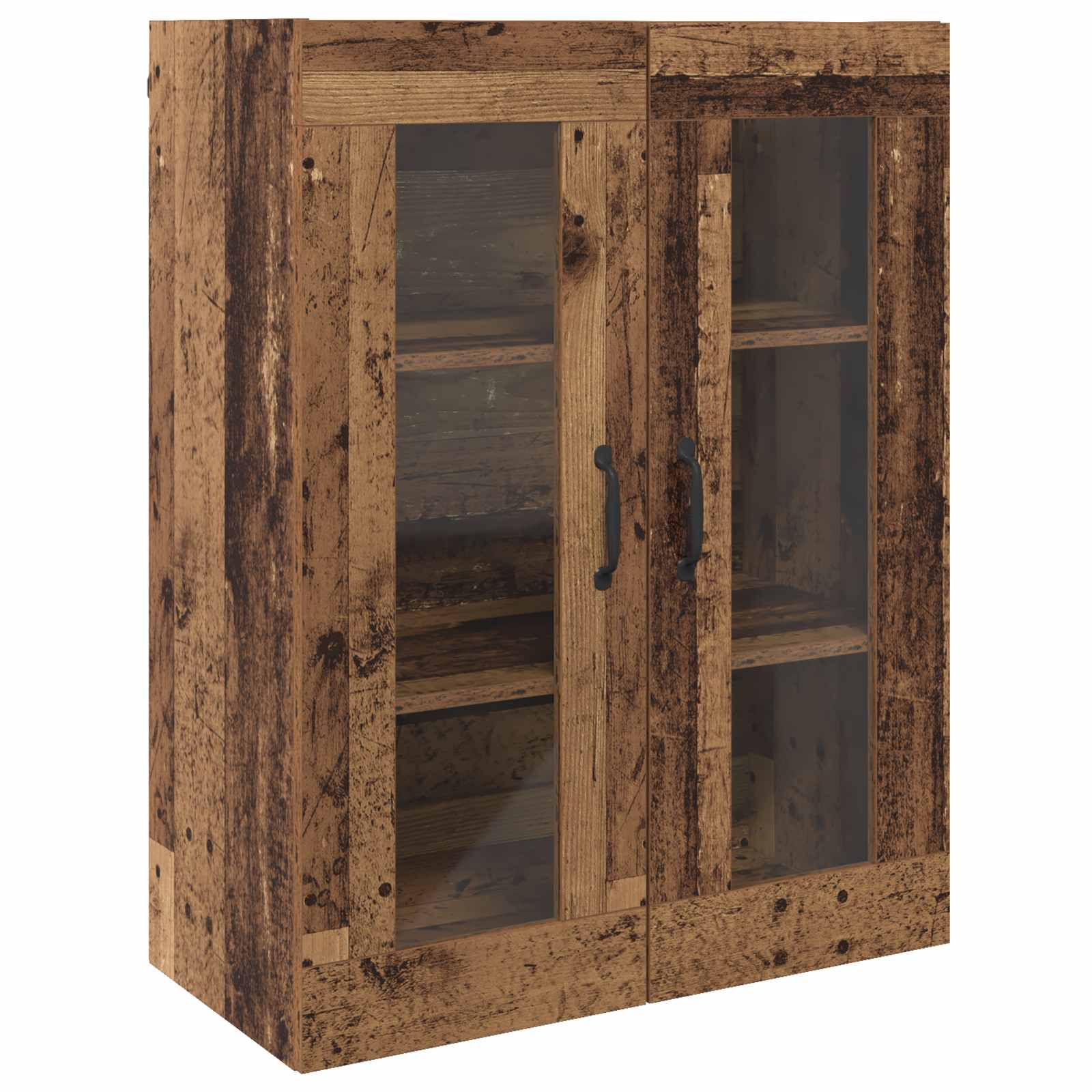 Ormarčići montirani na zid 2 pcs Staro drvo 69,5 x 34 x 90 cm