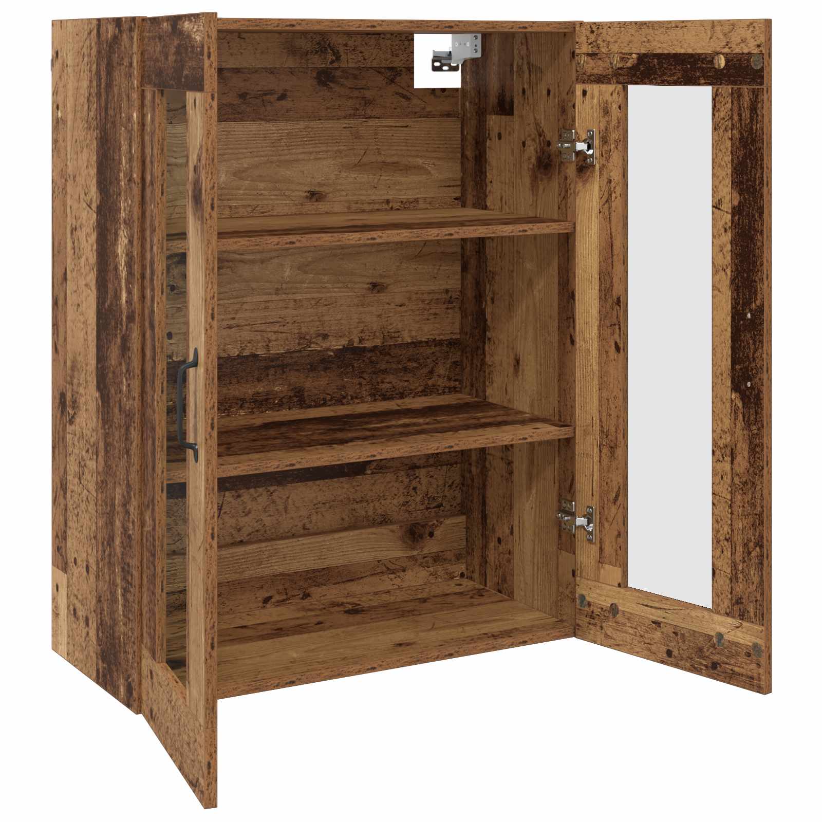 Ormarčići montirani na zid 2 pcs Staro drvo 69,5 x 34 x 90 cm