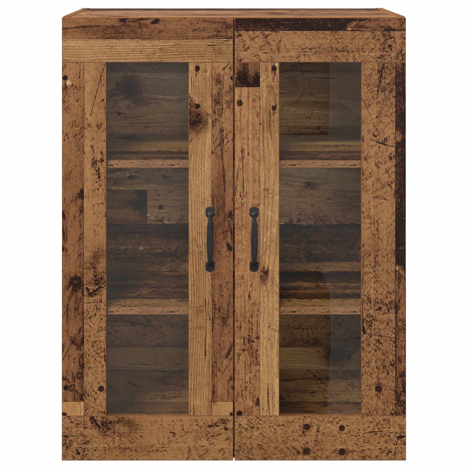 Ormarčići montirani na zid 2 pcs Staro drvo 69,5 x 34 x 90 cm