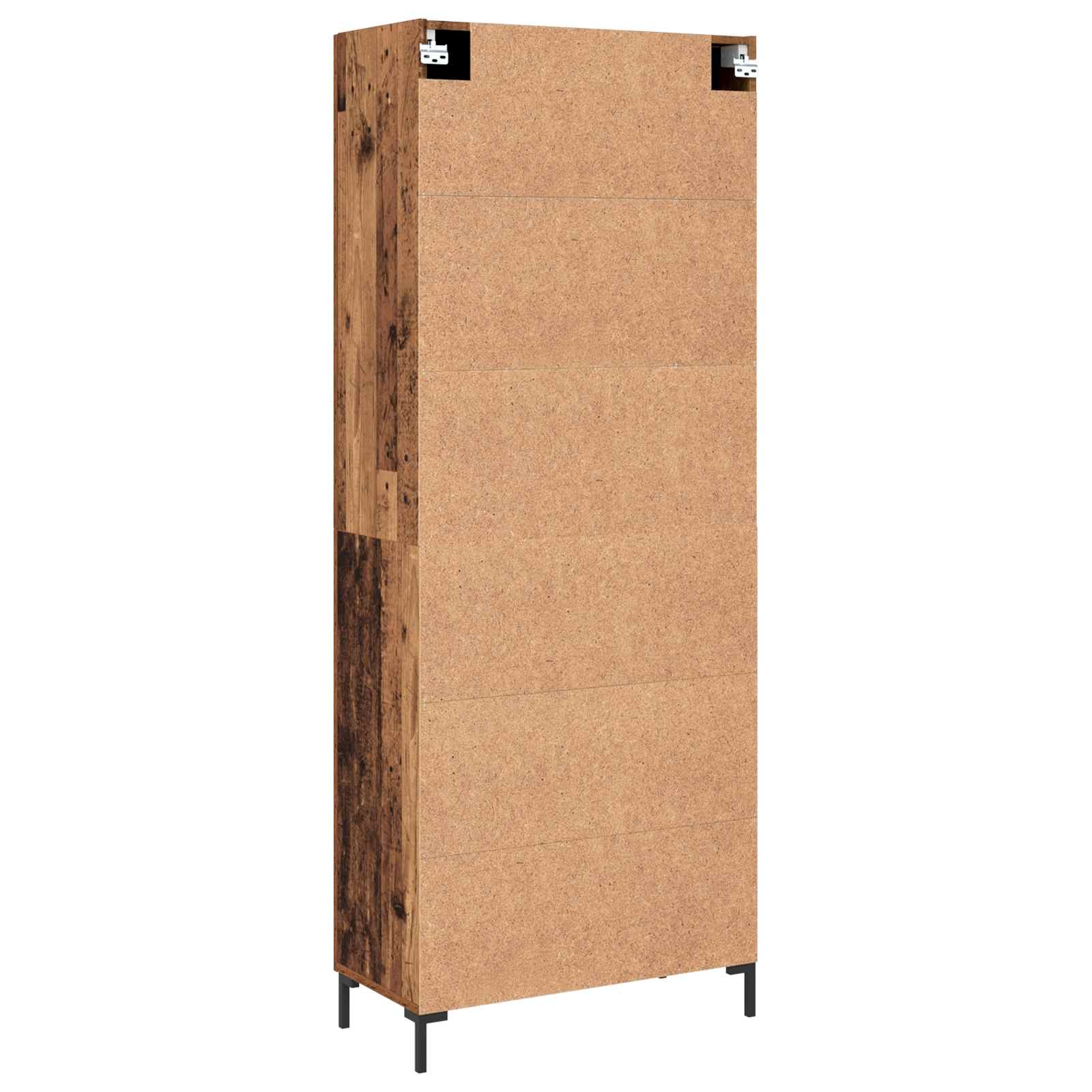 Highboard Zidne Staro drvo 69,5 x 34 x 180 cm Konstruirano drvo