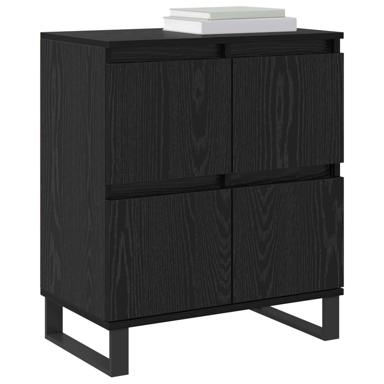 Kreveta 2 pcs Crni hrast 60 x 35 x 70 cm