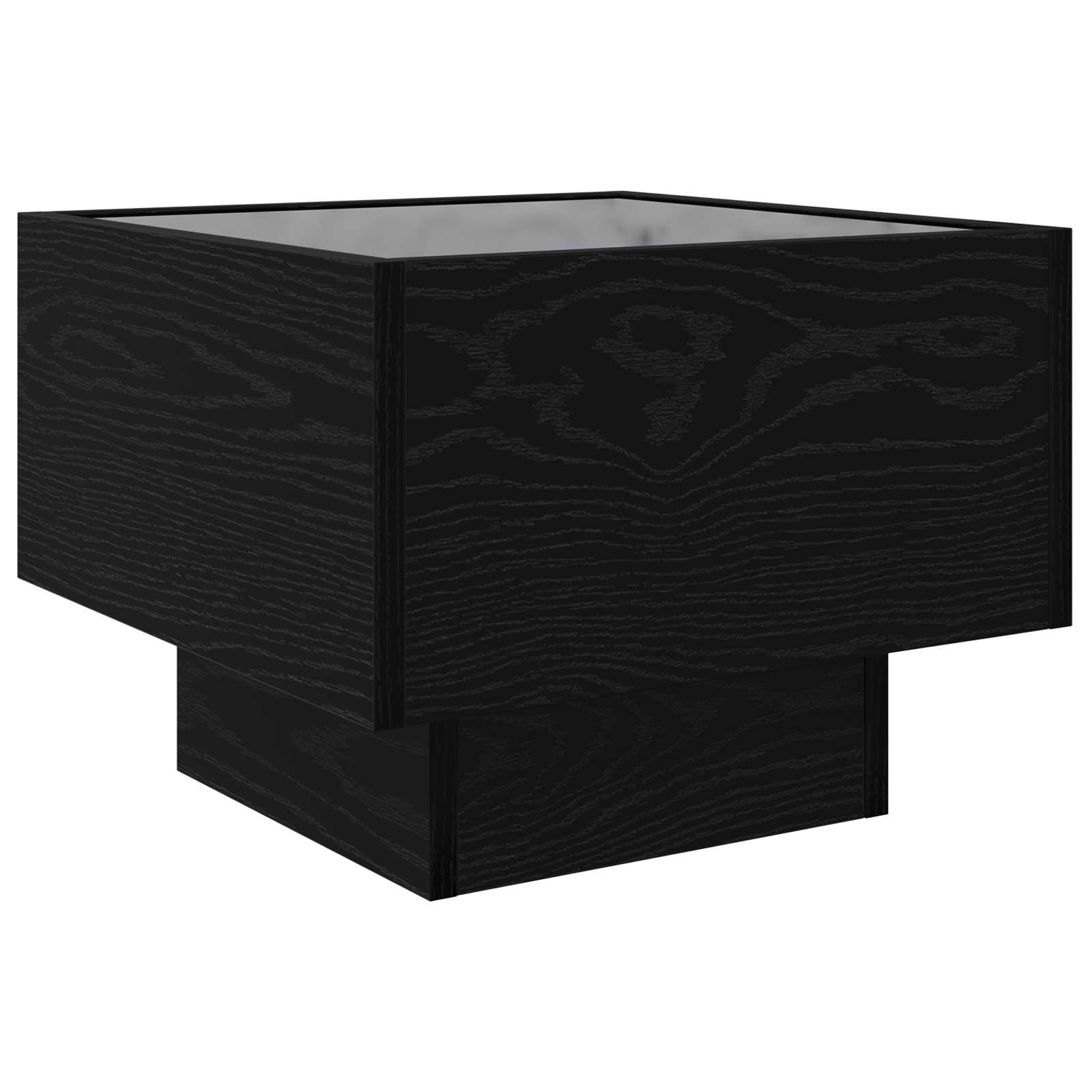 Kava Stol Crni hrast 40 x 40 x 30 cm Konstruirano drvo