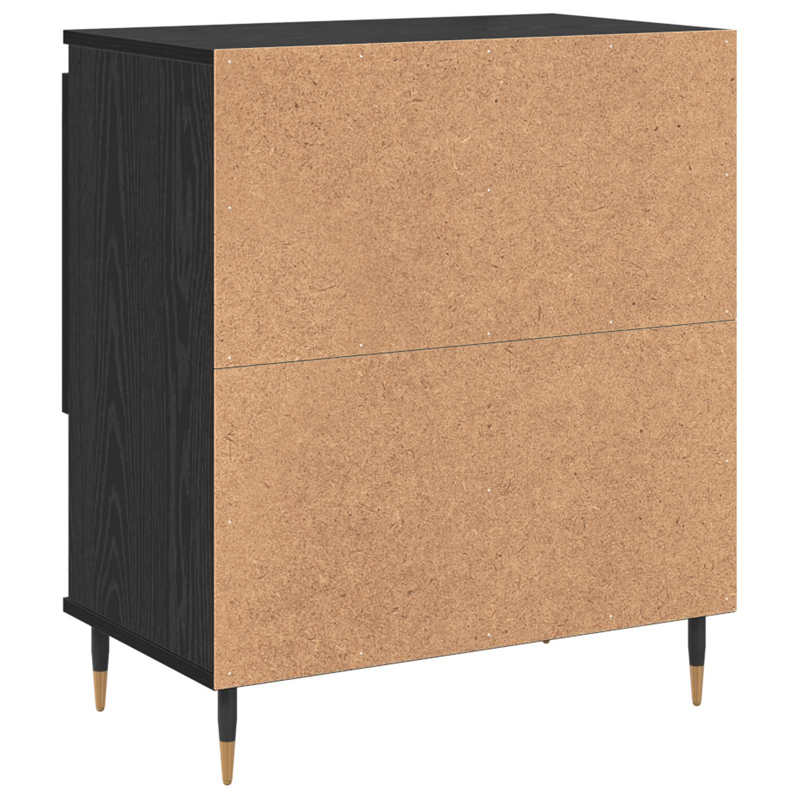 Komode 2 pcs Crni hrast