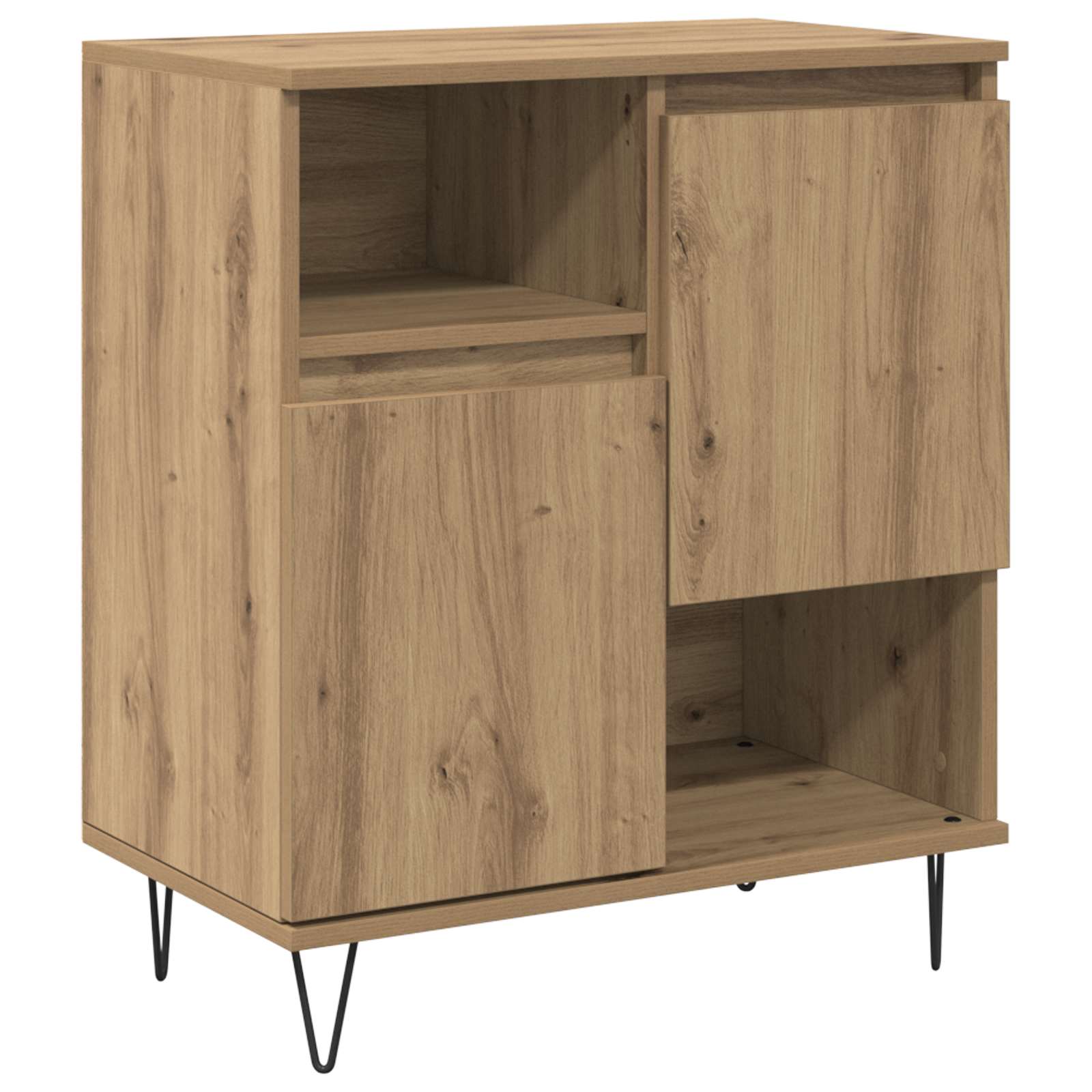 Kreveta 3 pcs Umjetnički hrast 60 x 35 x 70 cm