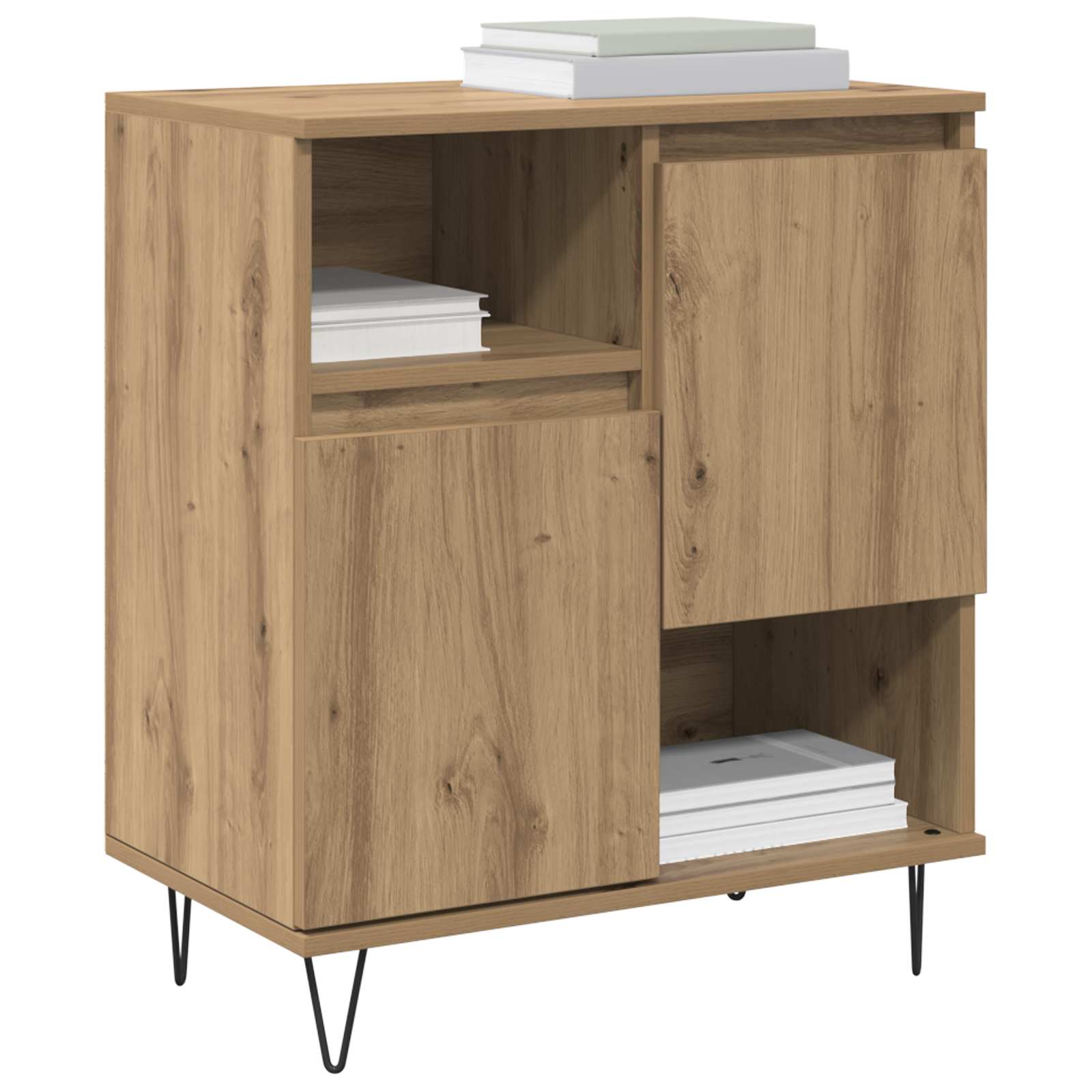 Kreveta 3 pcs Umjetnički hrast 60 x 35 x 70 cm