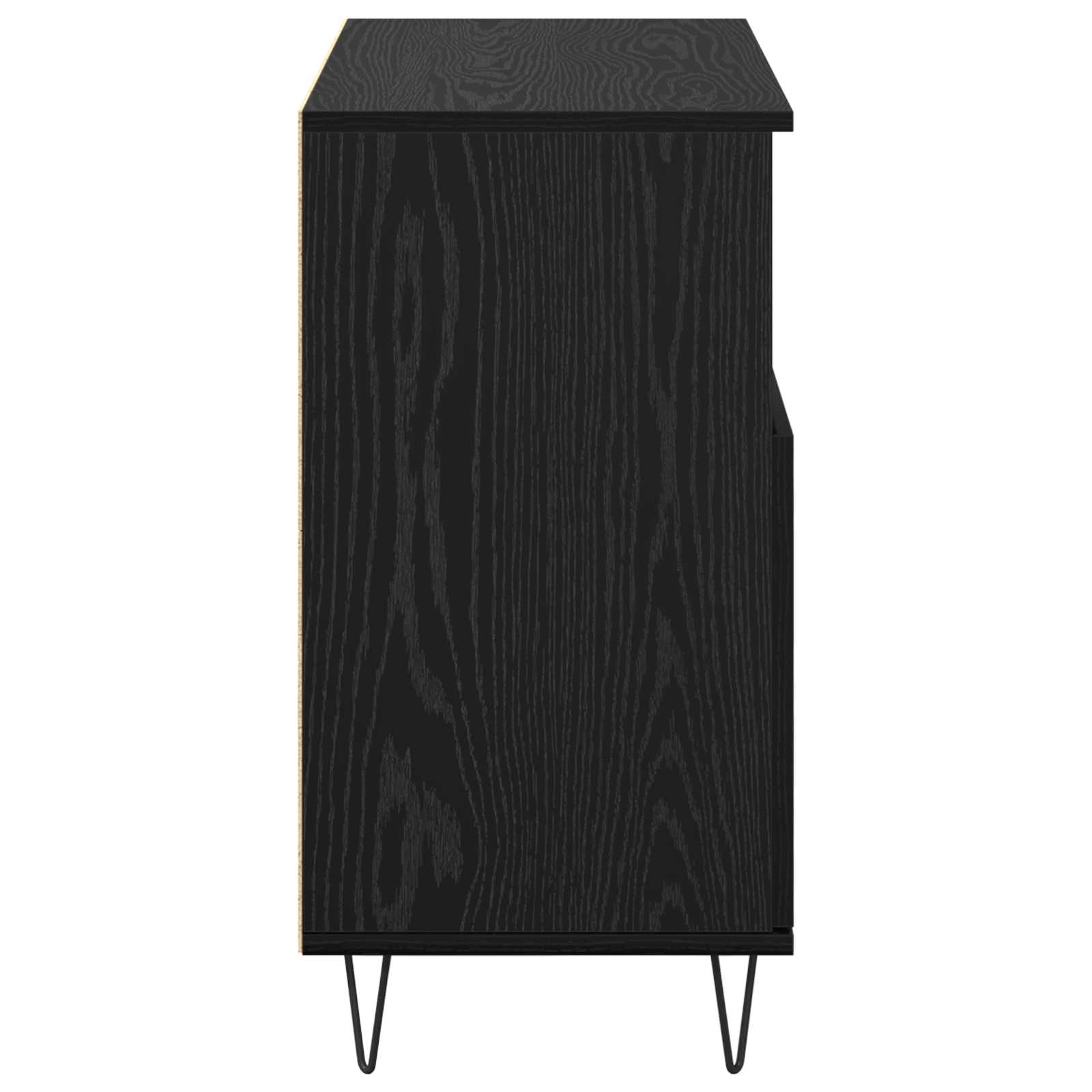 Kreveta 3 pcs Crni hrast 60 x 35 x 70 cm