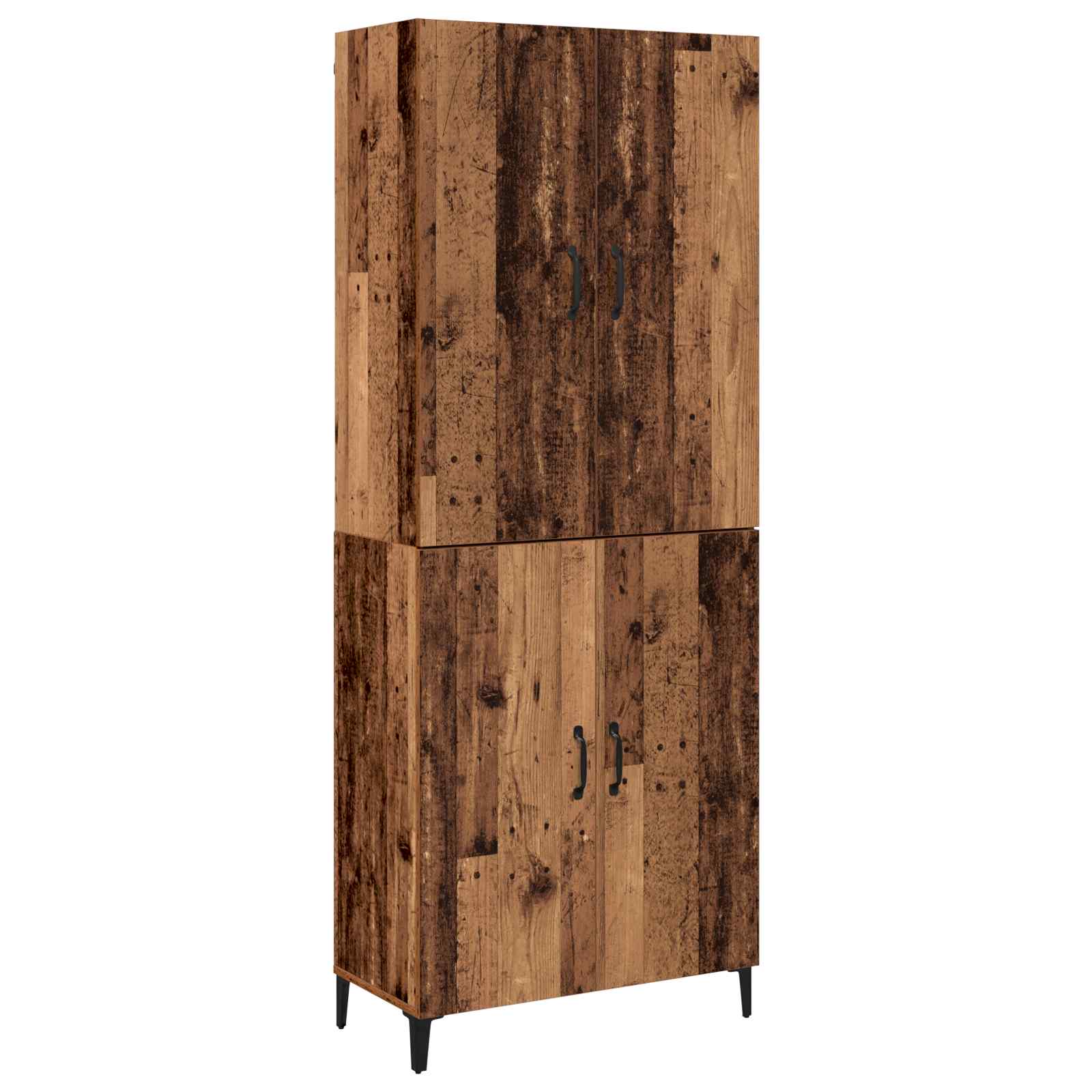 Highboard 2 pcs Staro drvo Konstruirano drvo
