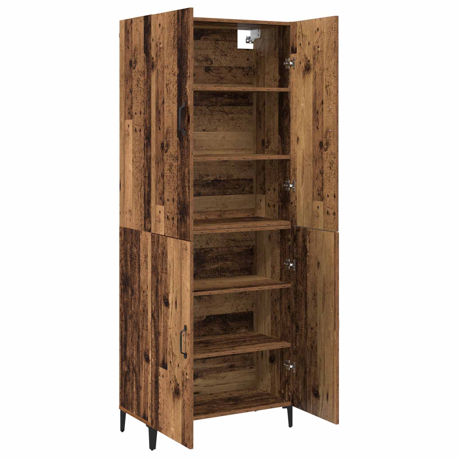 Highboard 2 pcs Staro drvo Konstruirano drvo