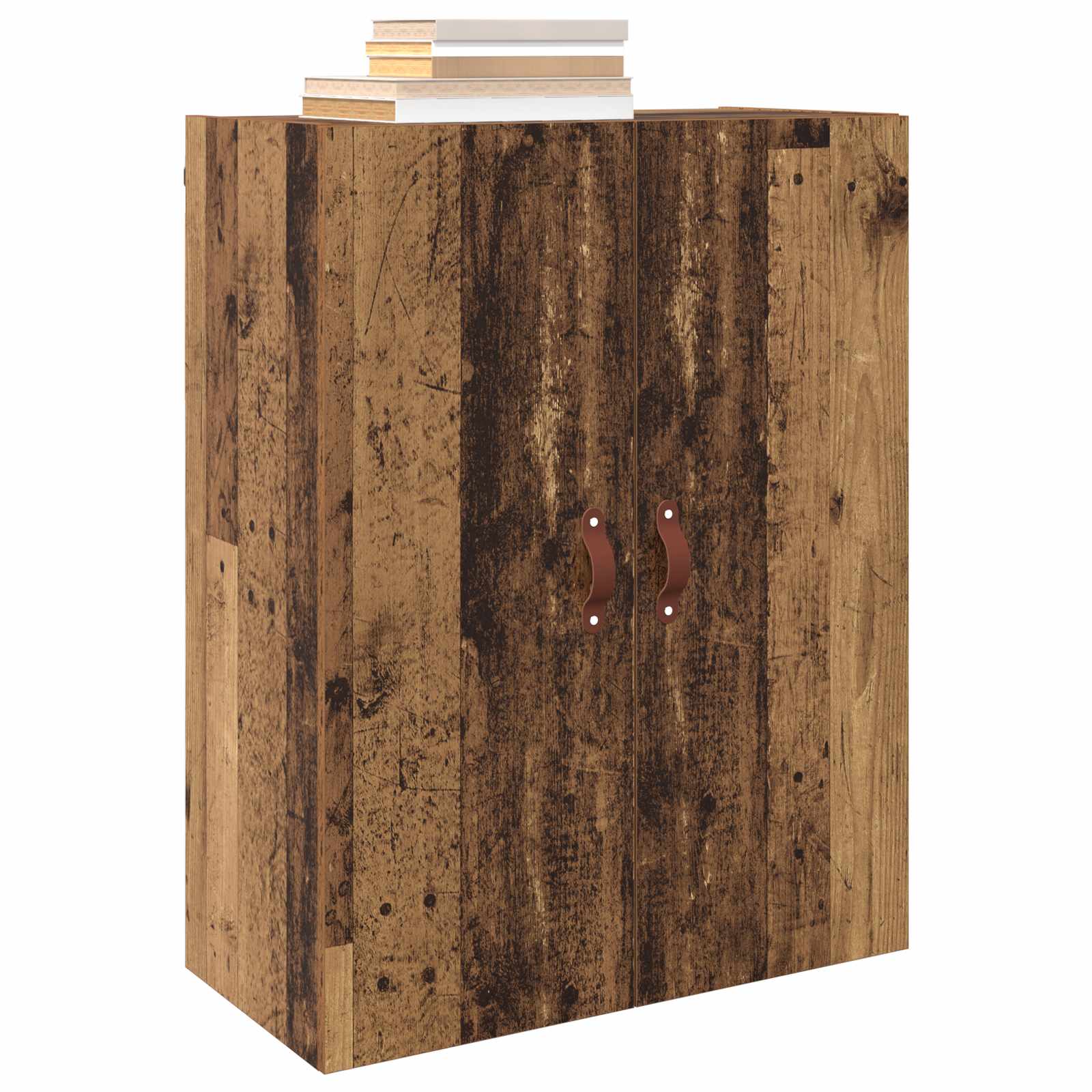 Ormar za montažu na zid 2 pcs Staro drvo 69,5 x 34 x 90 cm