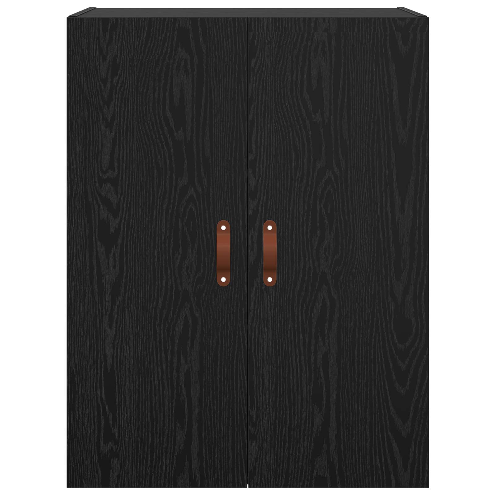 Ormar za montažu na zid 2 pcs Crni hrast 69,5 x 34 x 90 cm