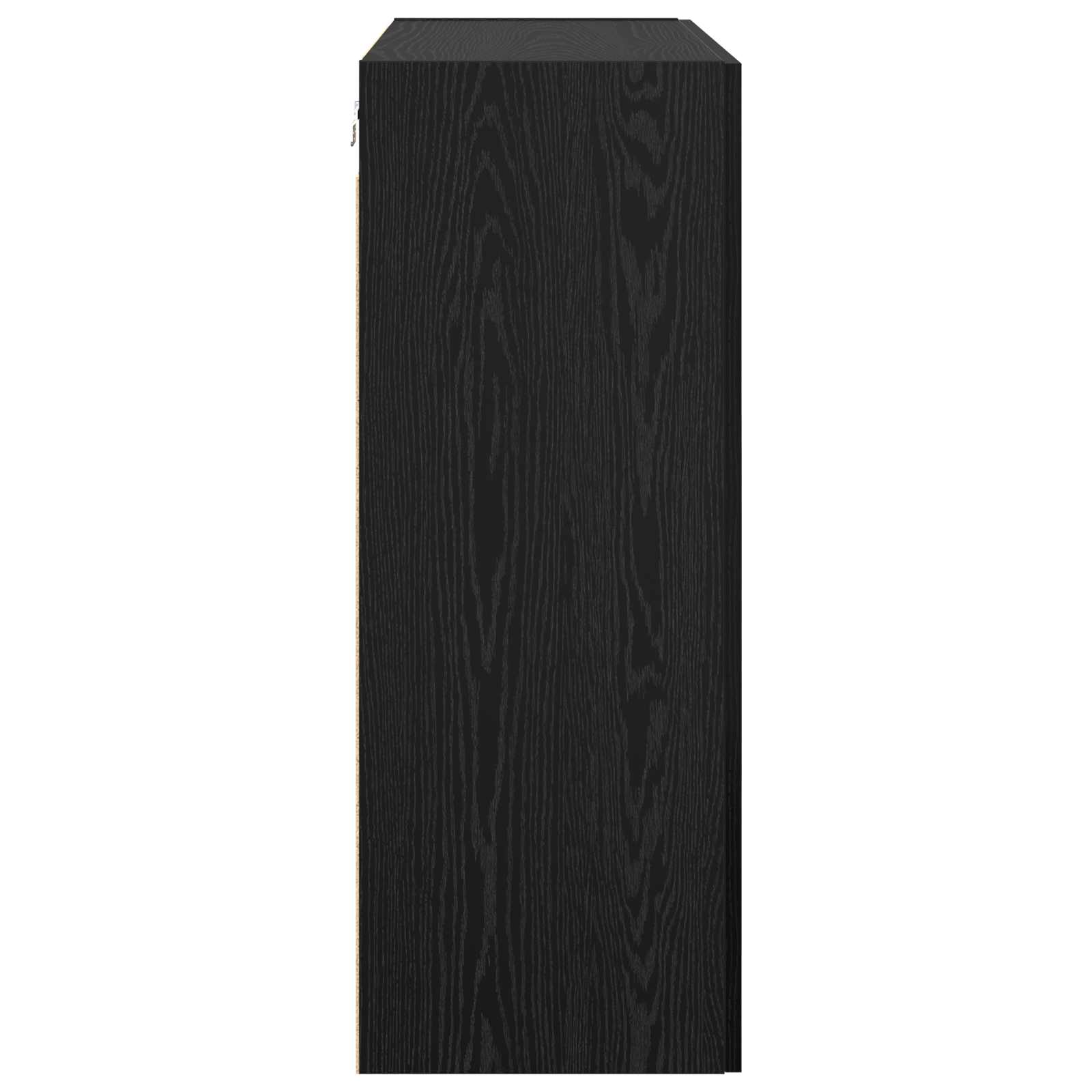 Ormar za montažu na zid 2 pcs Crni hrast 69,5 x 34 x 90 cm