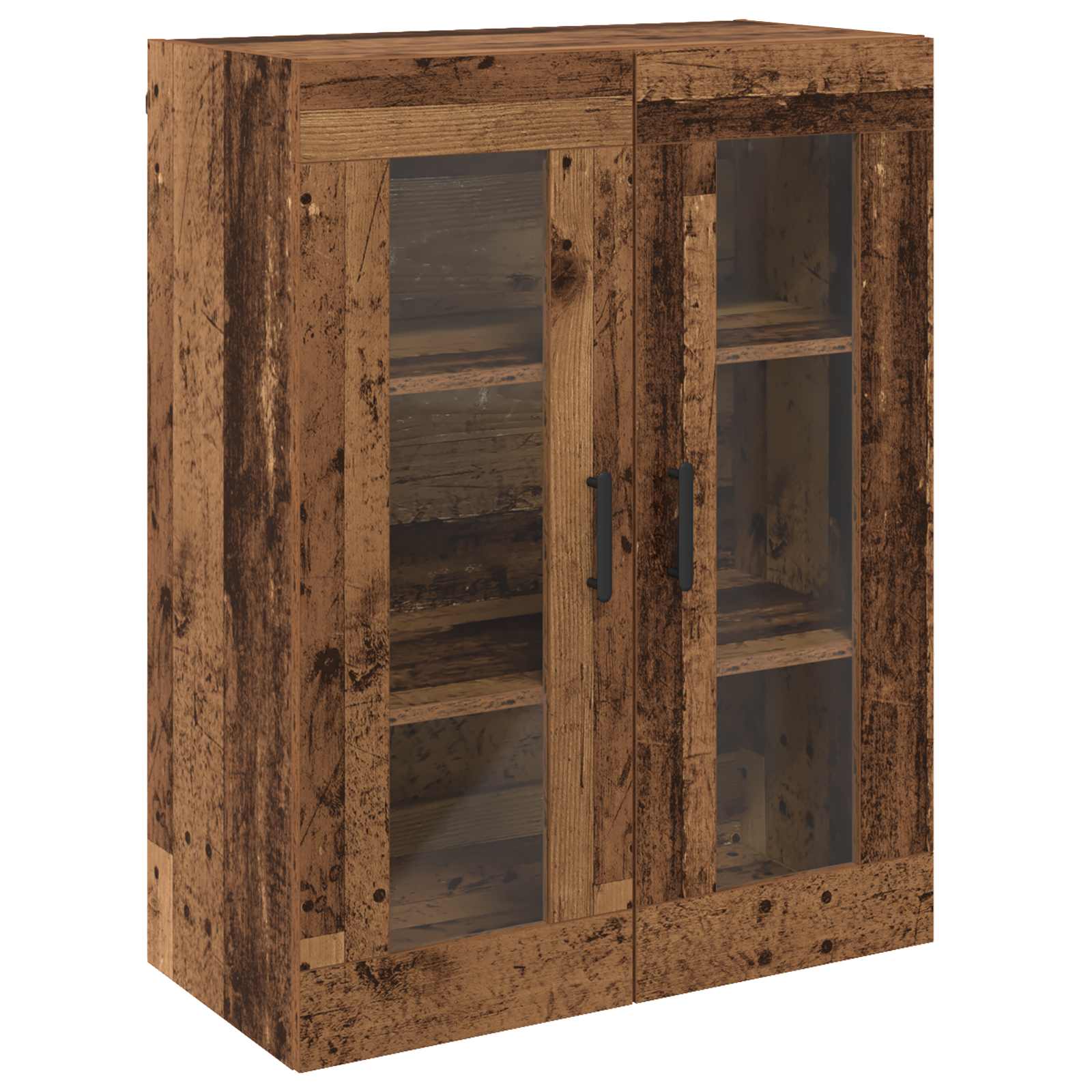 Ormarčići montirani na zid 2 pcs Staro drvo 69,5 x 34 x 90 cm