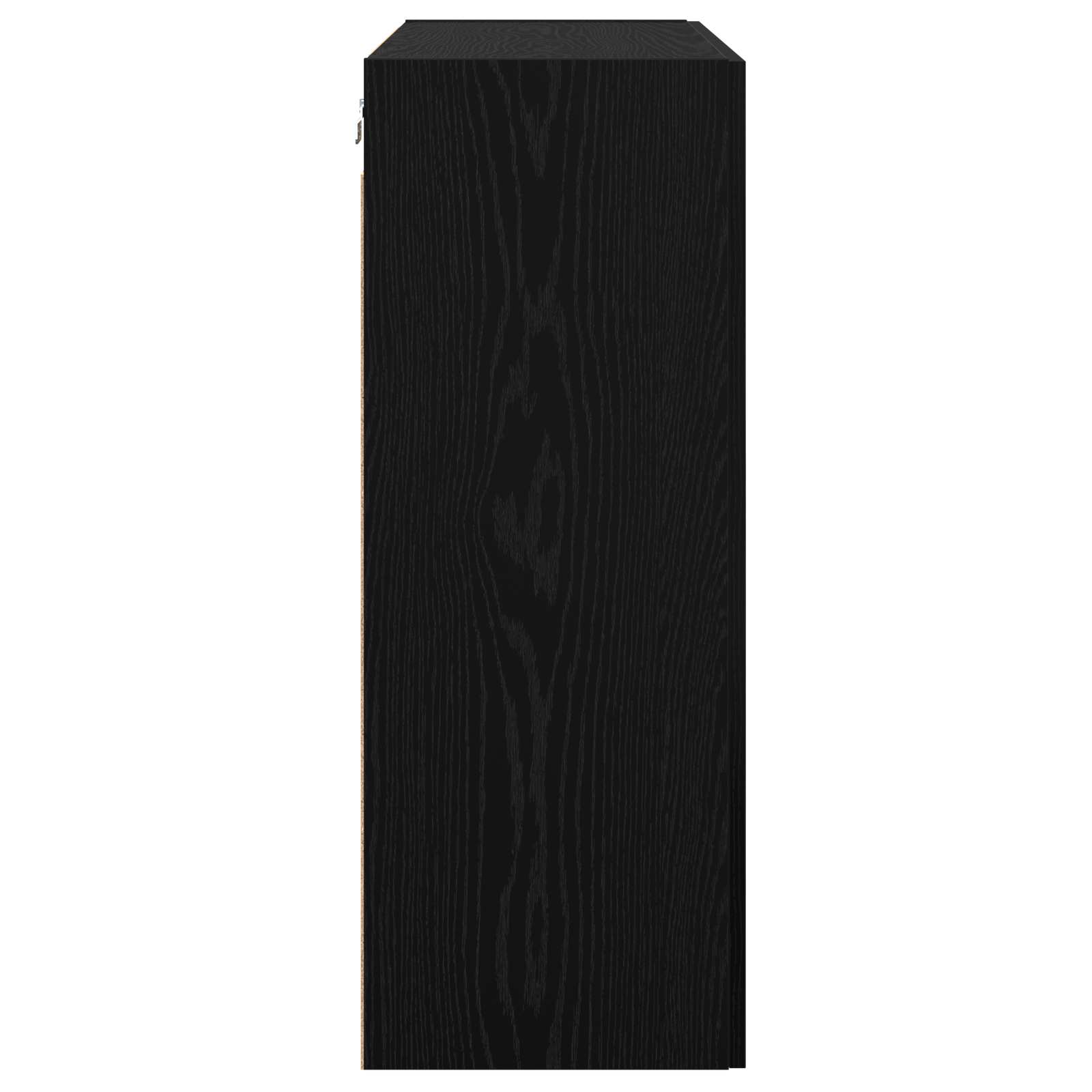 Ormarčići montirani na zid 2 pcs Crni hrast 69,5 x 34 x 90 cm